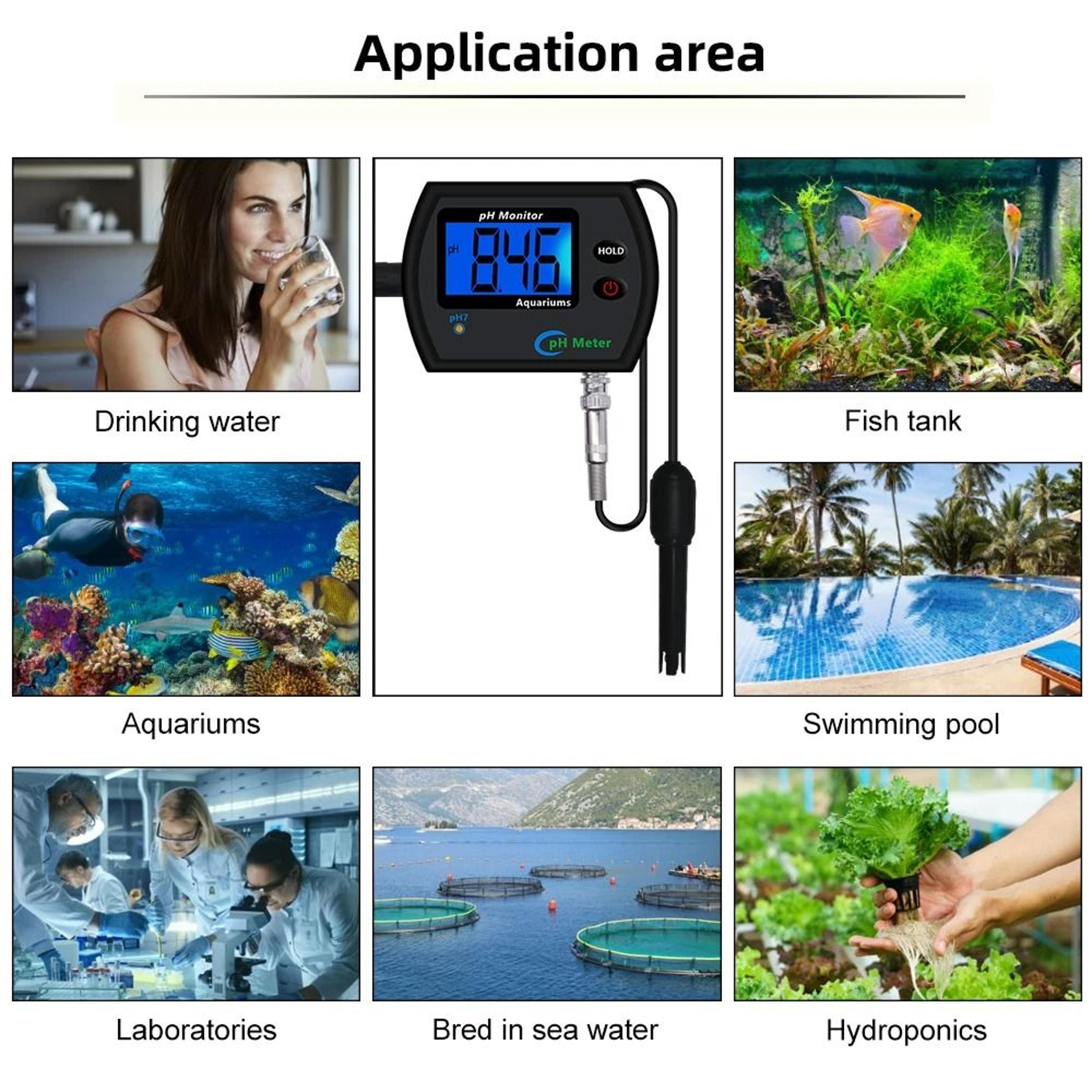 Digital Online Water PH Quality Monitor 5
