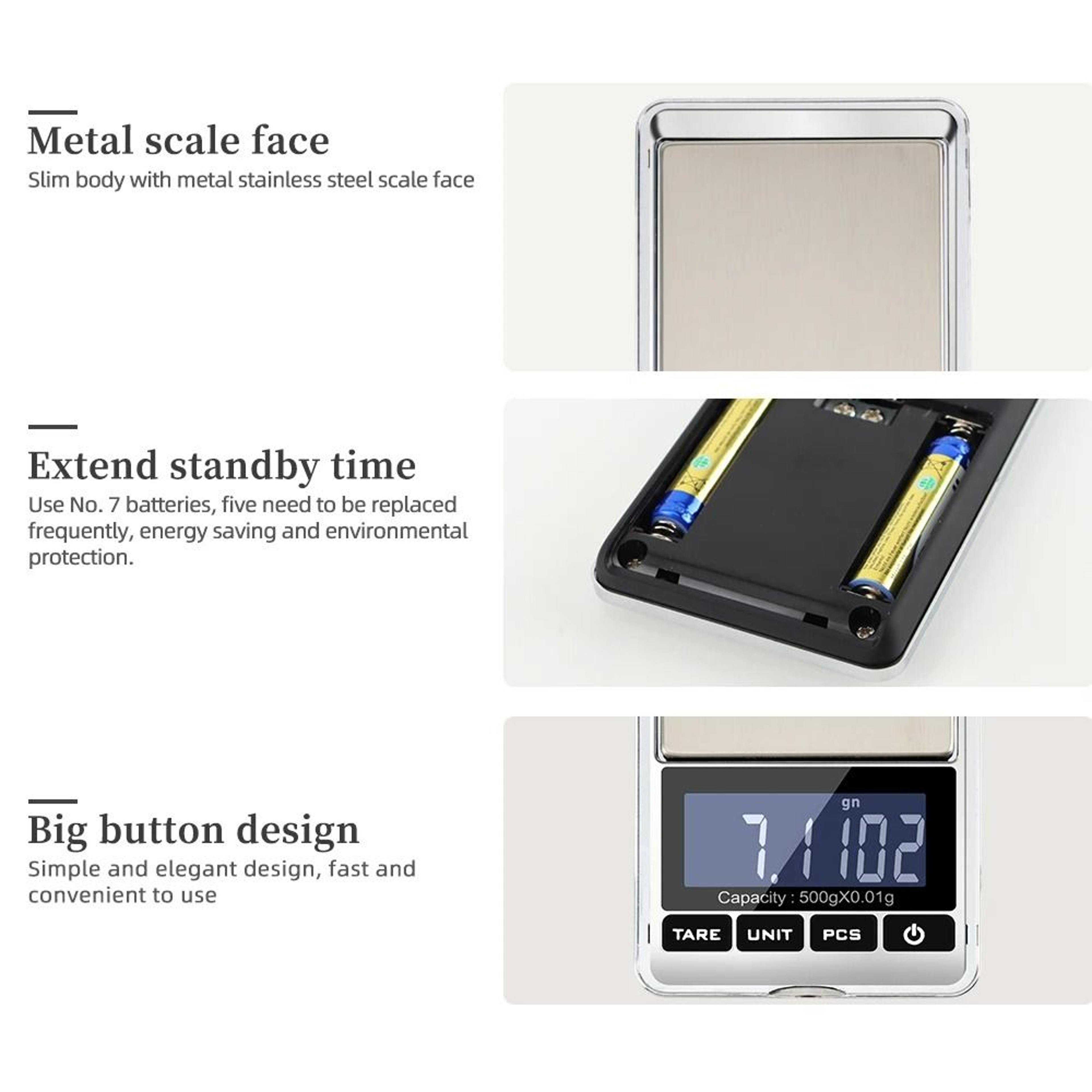 Precision Digital Pocket Jewelry And Kitchen Scale 5