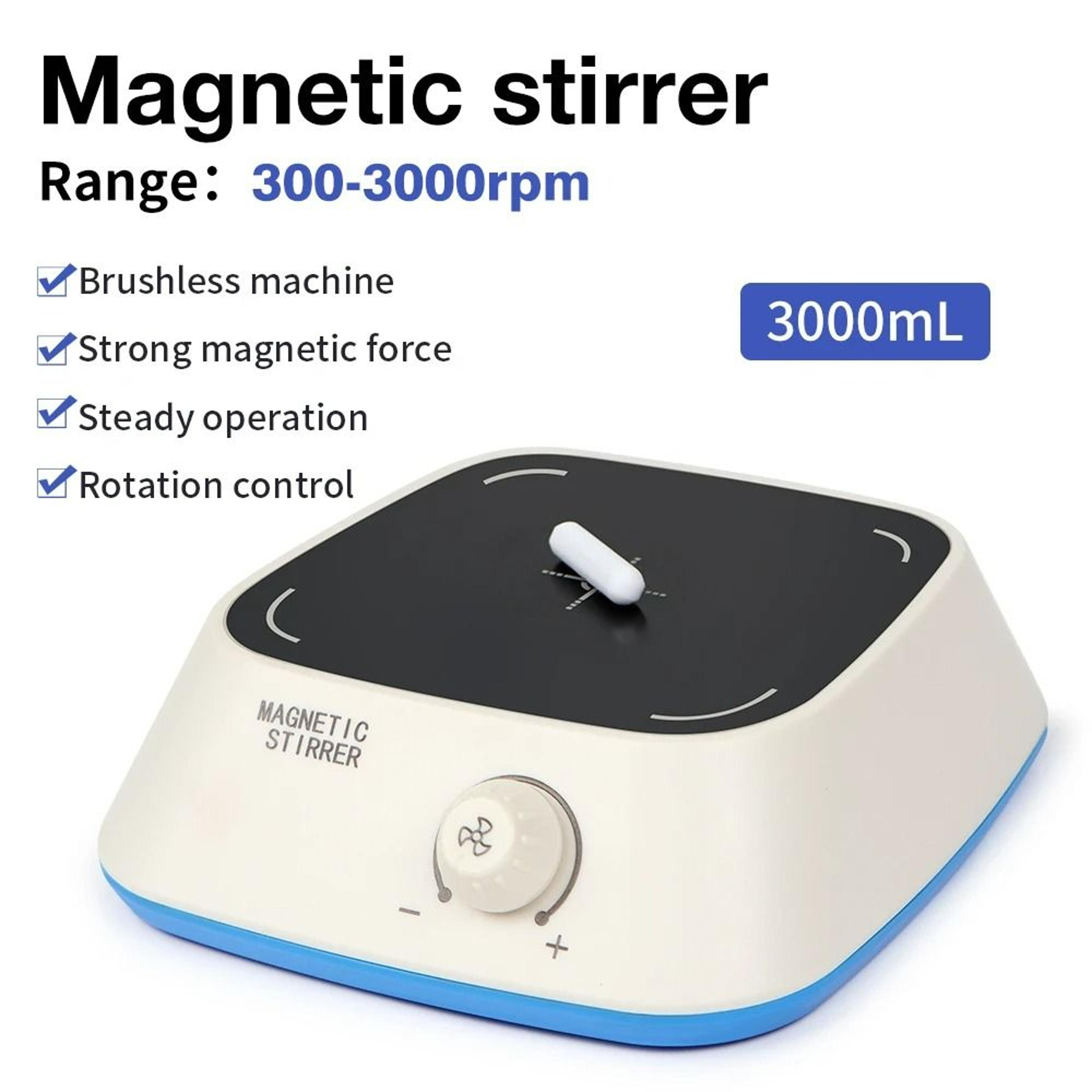 Mini Magnetic Lab Liquid Stirrer With Stir Bar 2