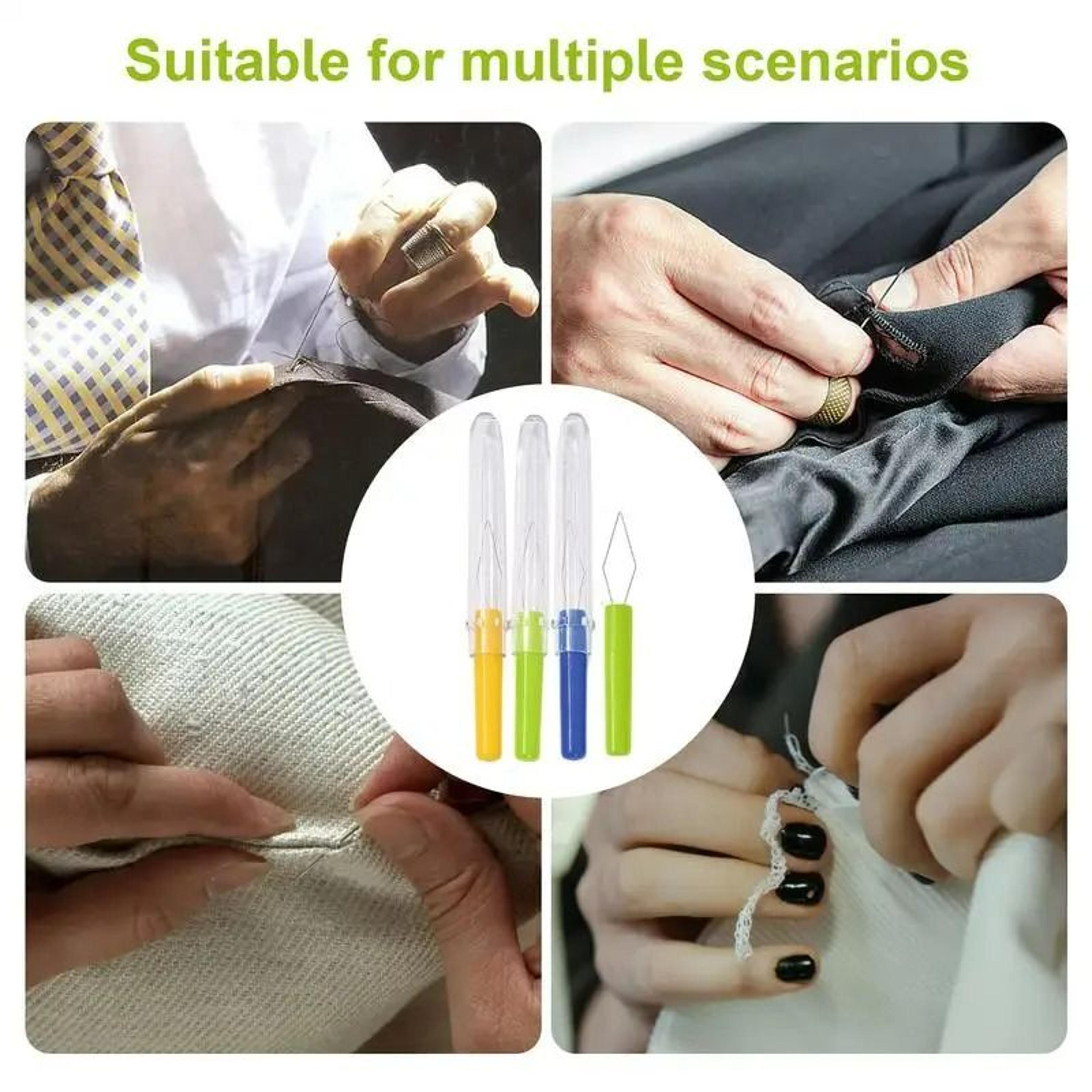 Automatic Hand Sewing Needle Threader Tool 3Pack 5