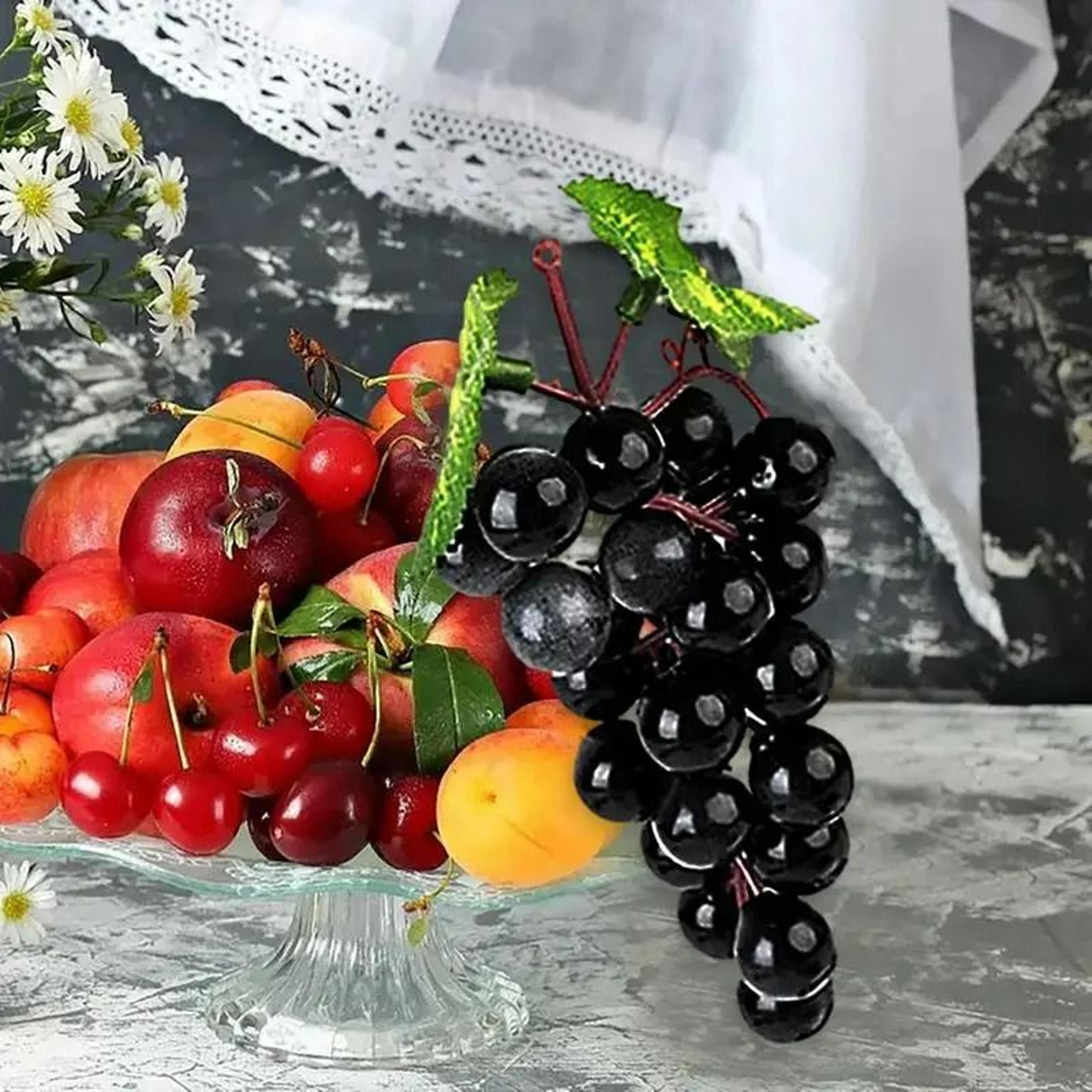 Artificial Grape Cluster Home Decor Prop 5