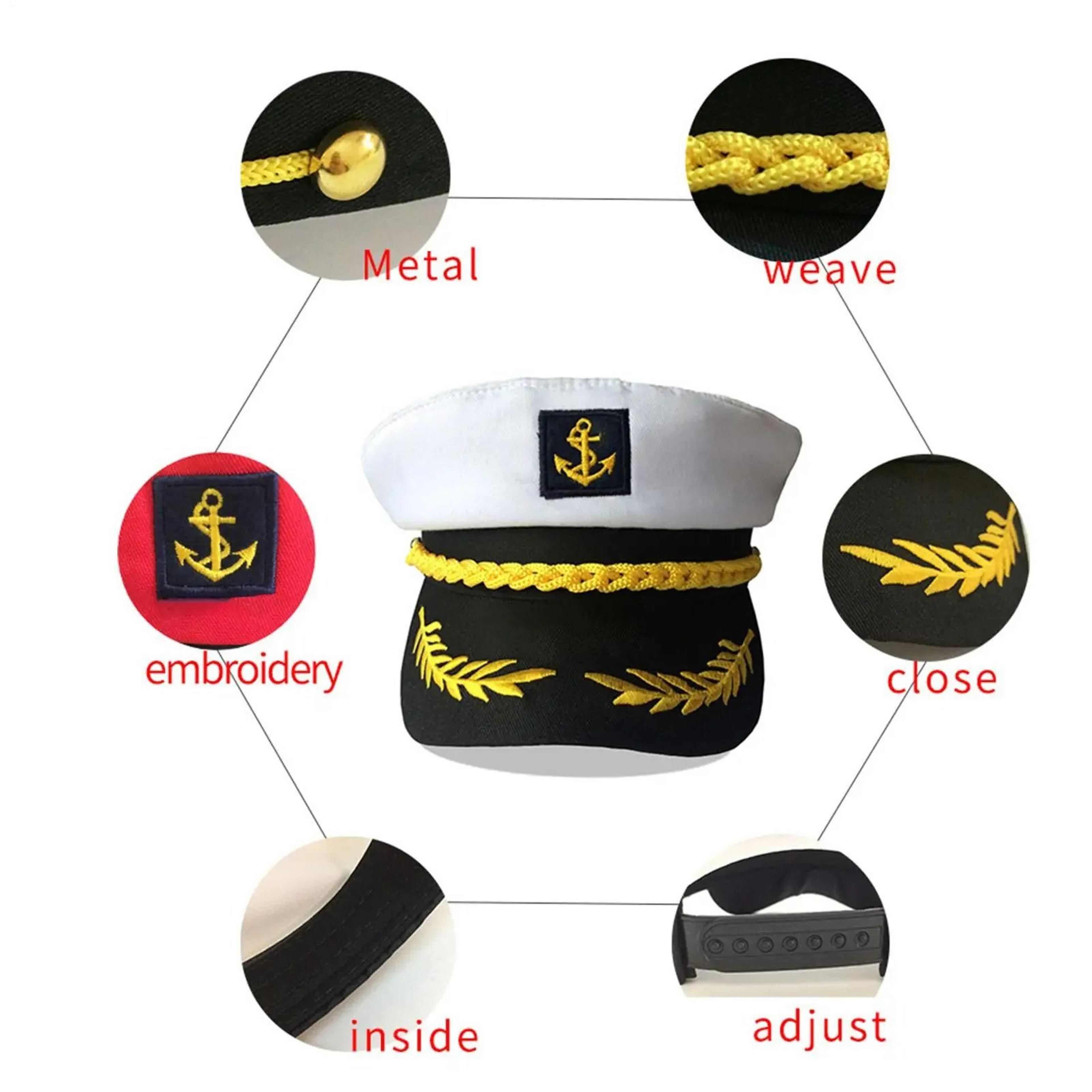 Classic Yacht Sailor Captain Hat 4