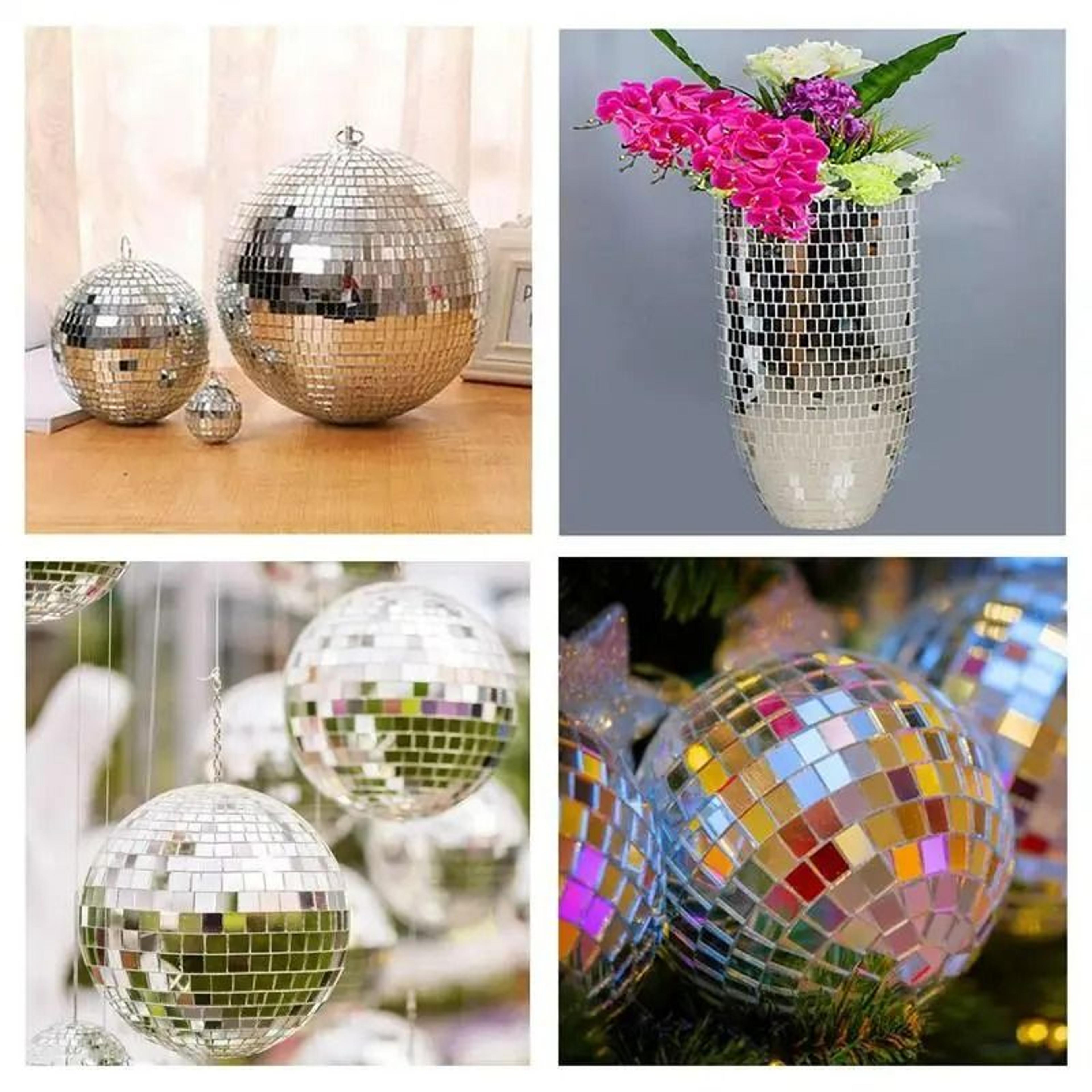 SelfAdhesive Silver Mirror Glass Mosaic Tile Sheet 5