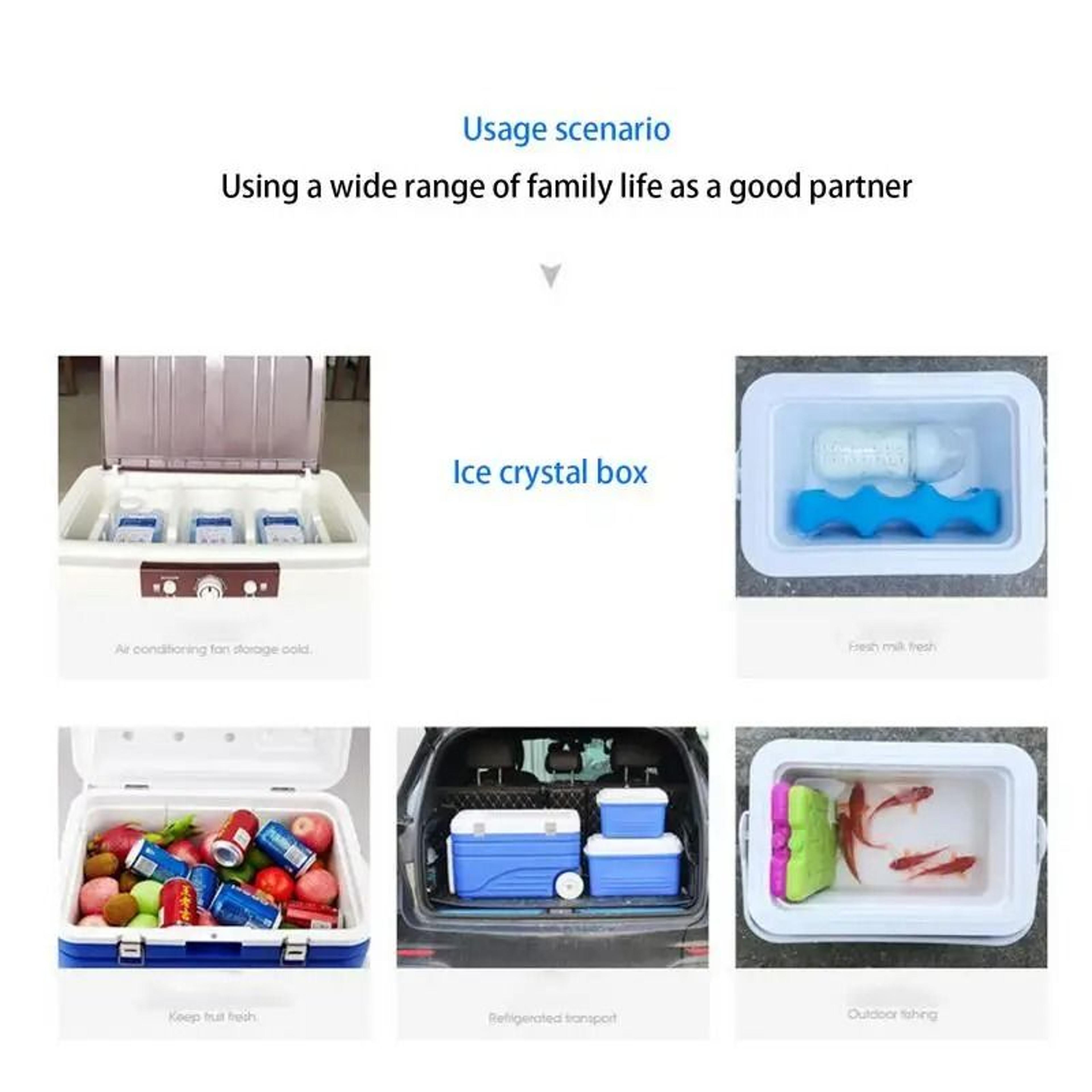 Reusable Refillable Cold Pack Ice Crystal Box 3