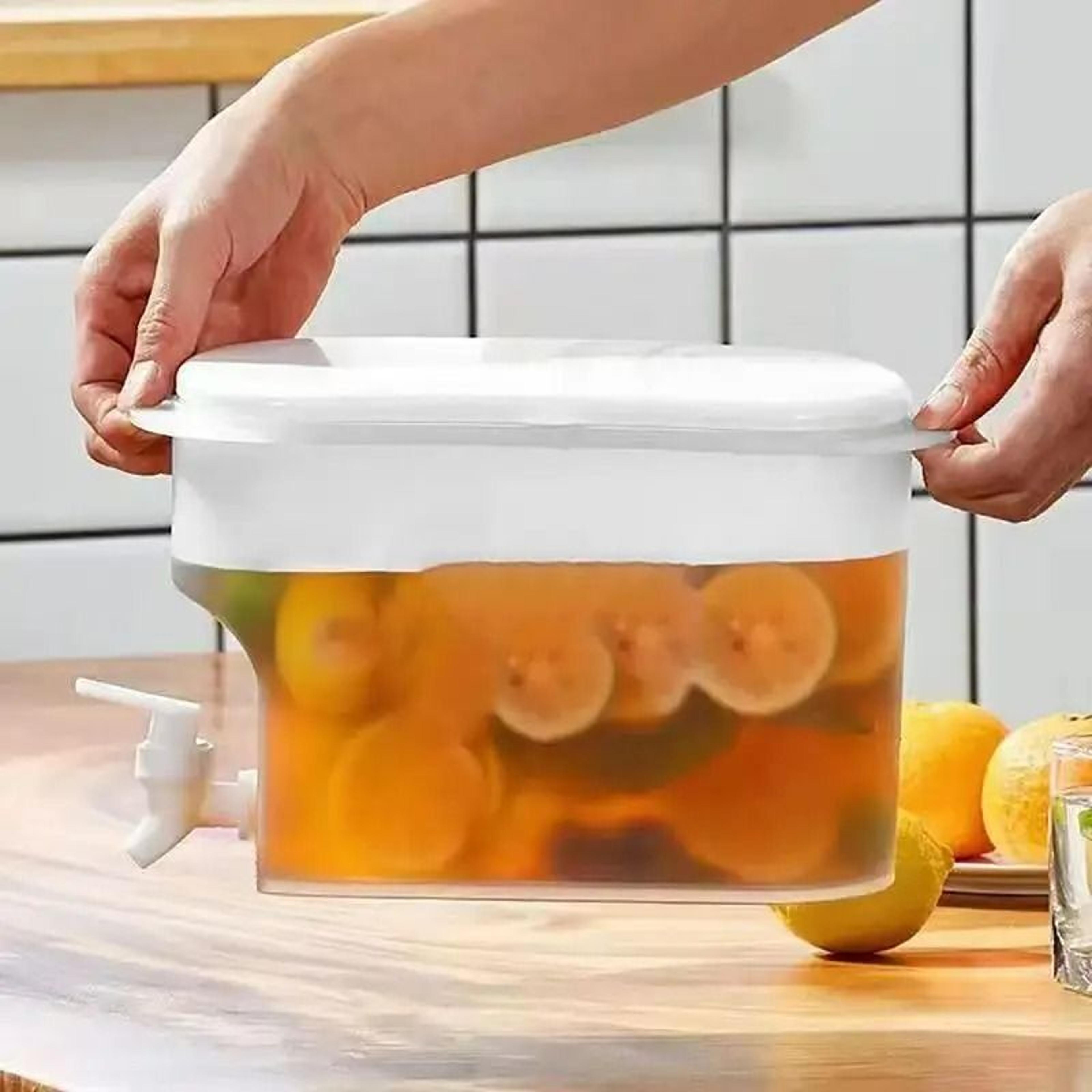 Refrigerator Beverage Dispenser With Tap 4