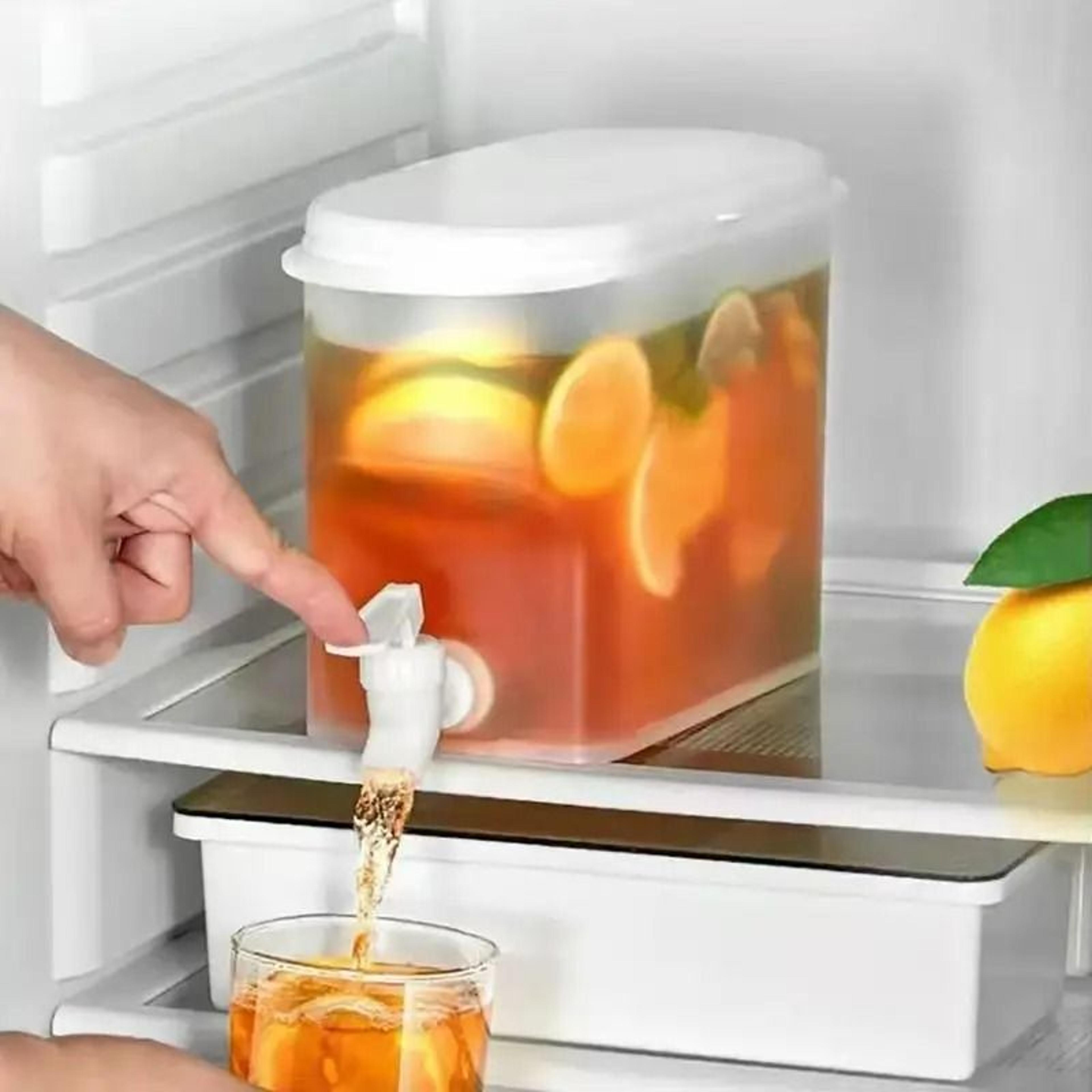Refrigerator Beverage Dispenser With Tap 1