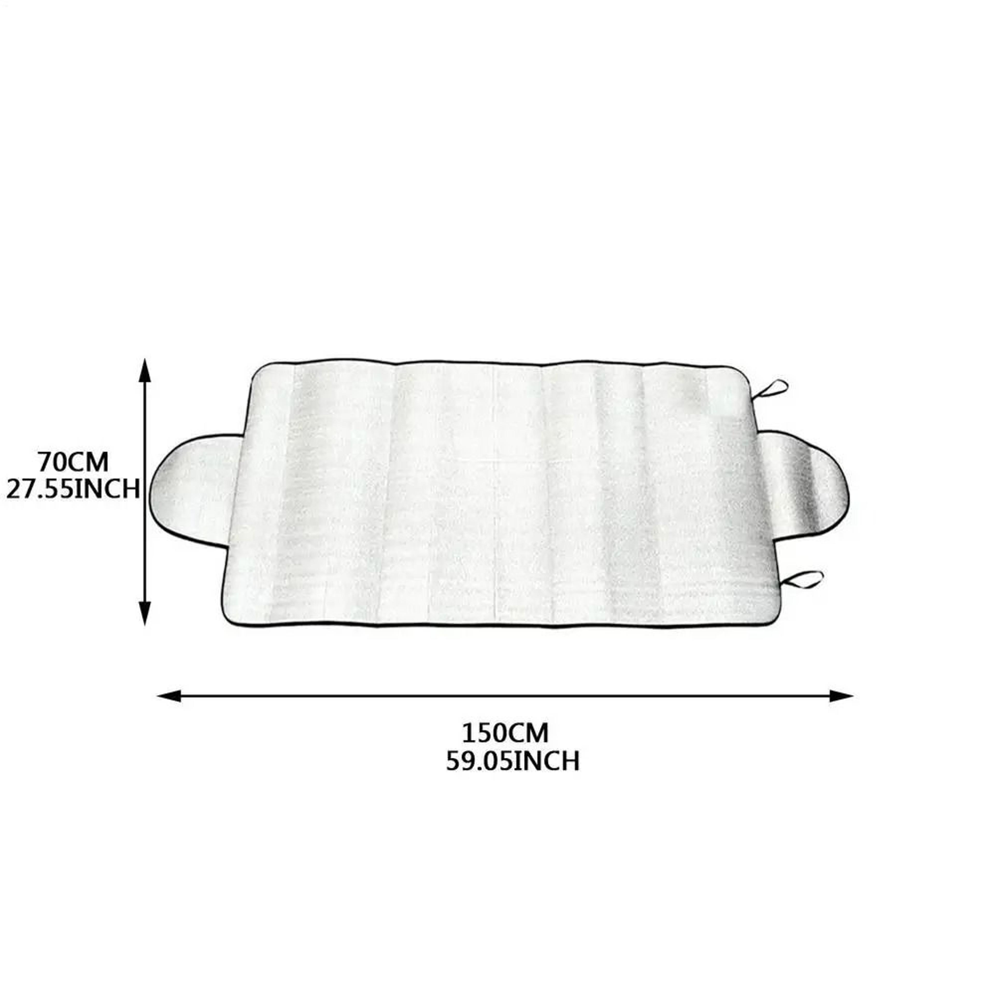 Foldable Reflective Front Windshield Sunshade 6