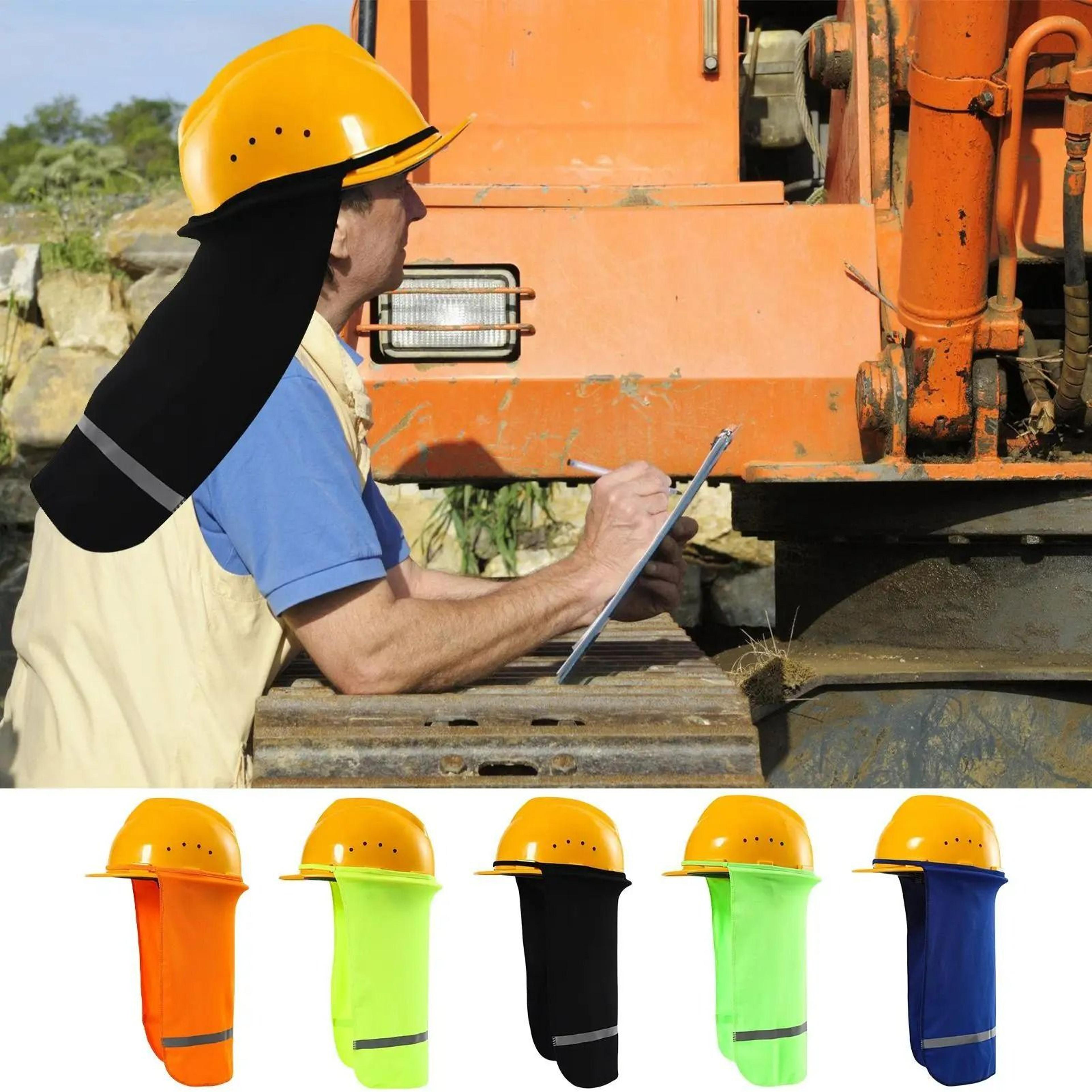 HighVisibility Hard Hat Sun Shade Neck Cover 0