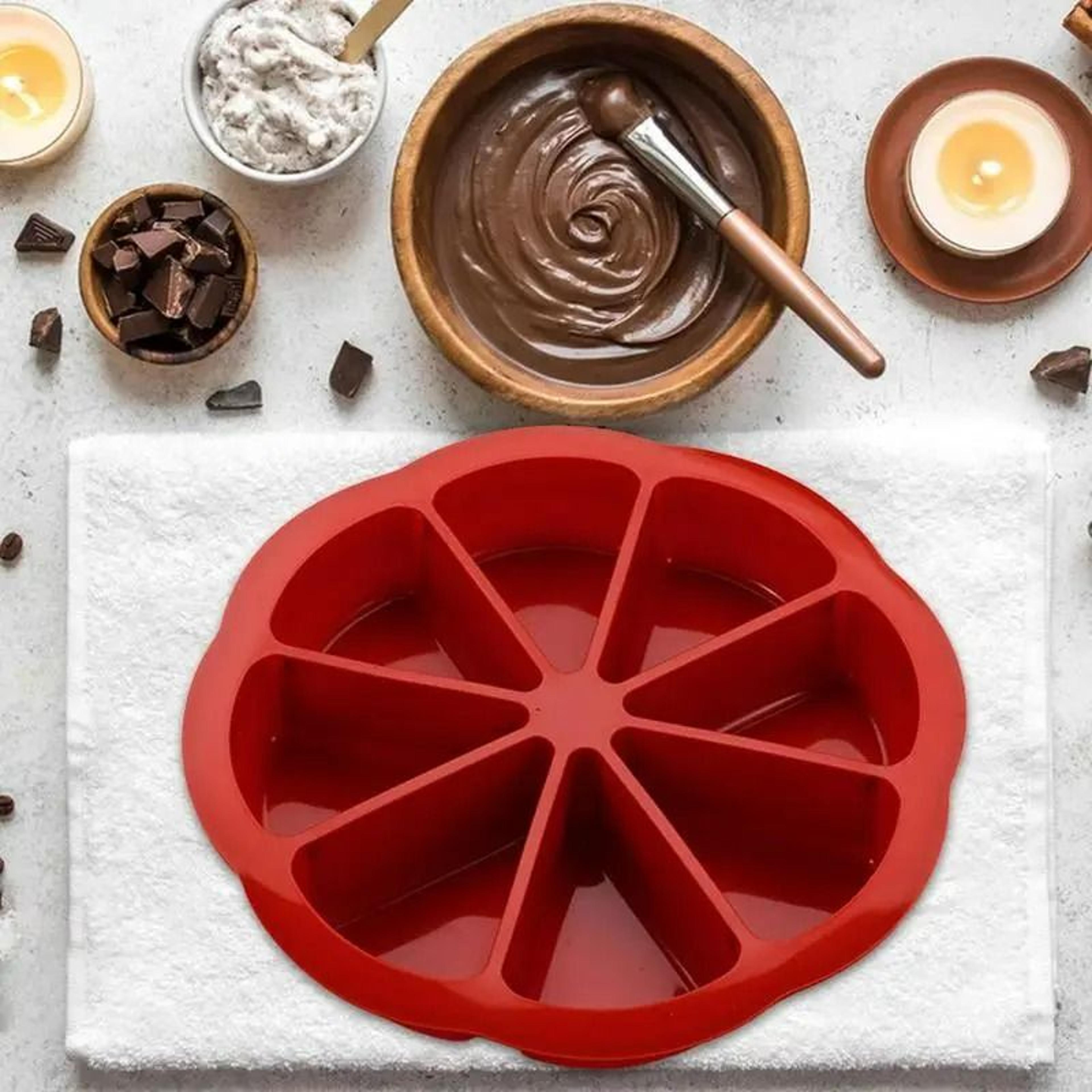 8Triangle Cavity Silicone Baking Mold 2