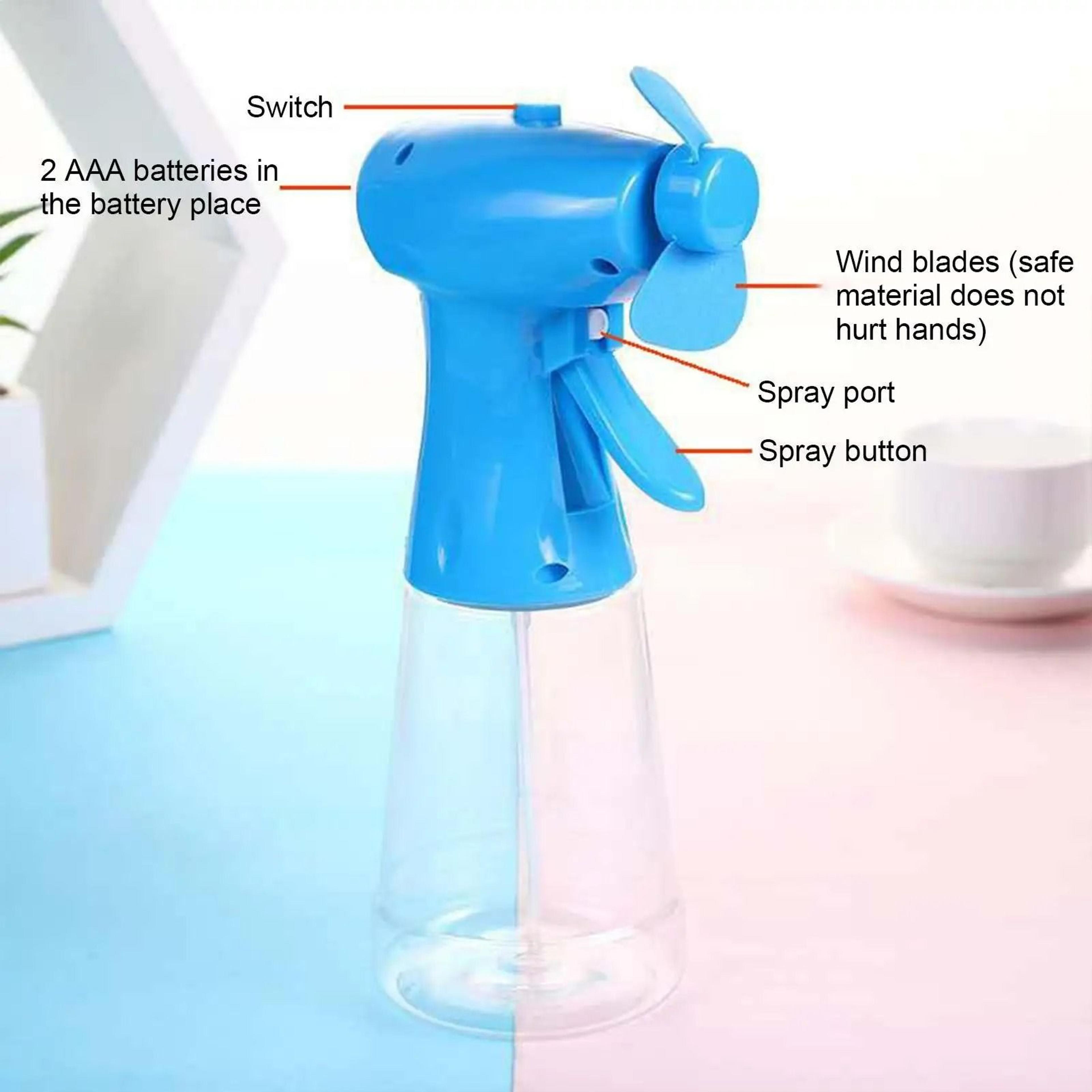 Portable Handheld Water Misting Cooling Fan 4