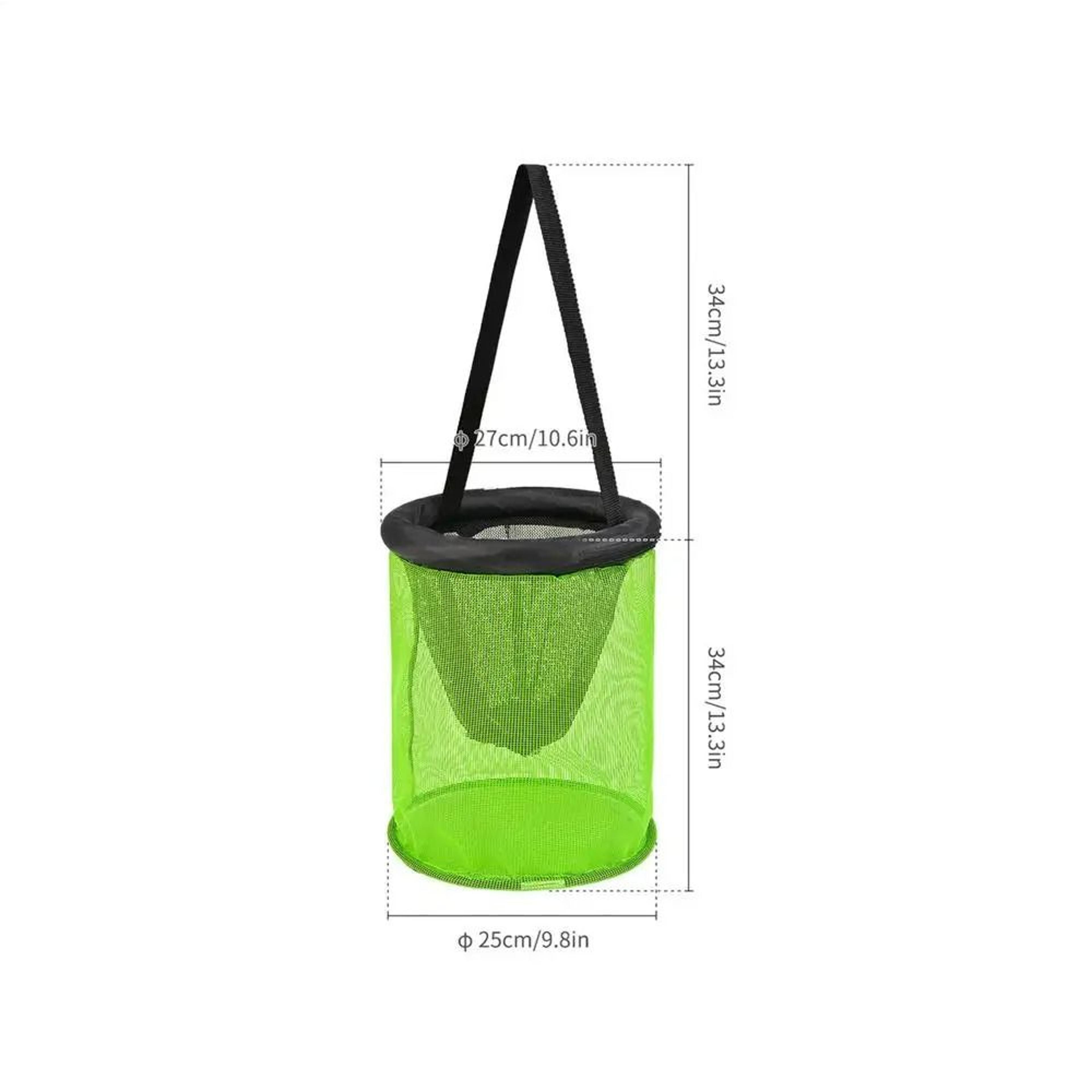 Foldable Steel Wire Fishing Trap Basket 6