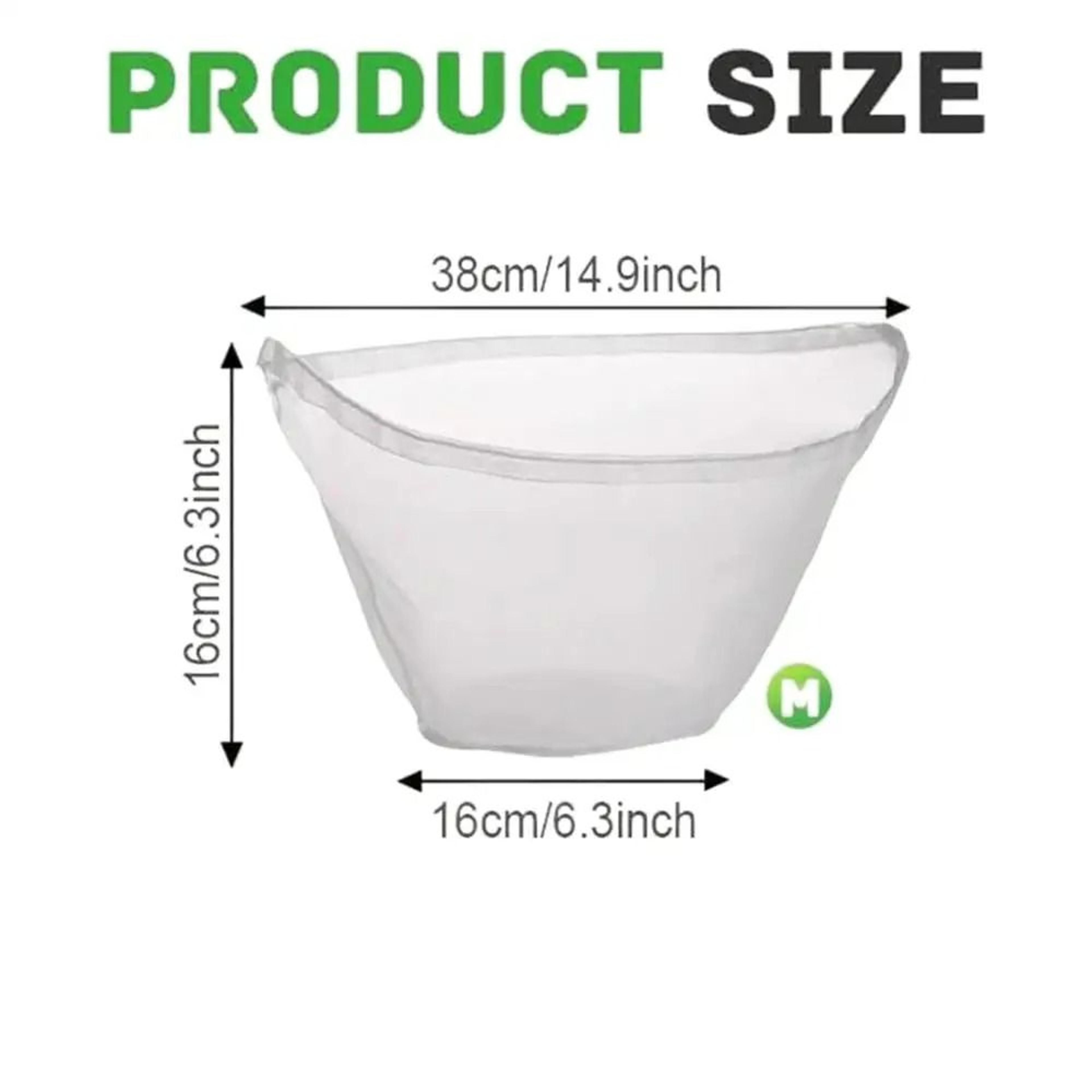 Reusable Fine Mesh Unbleached Cheesecloth Straining Bag 8