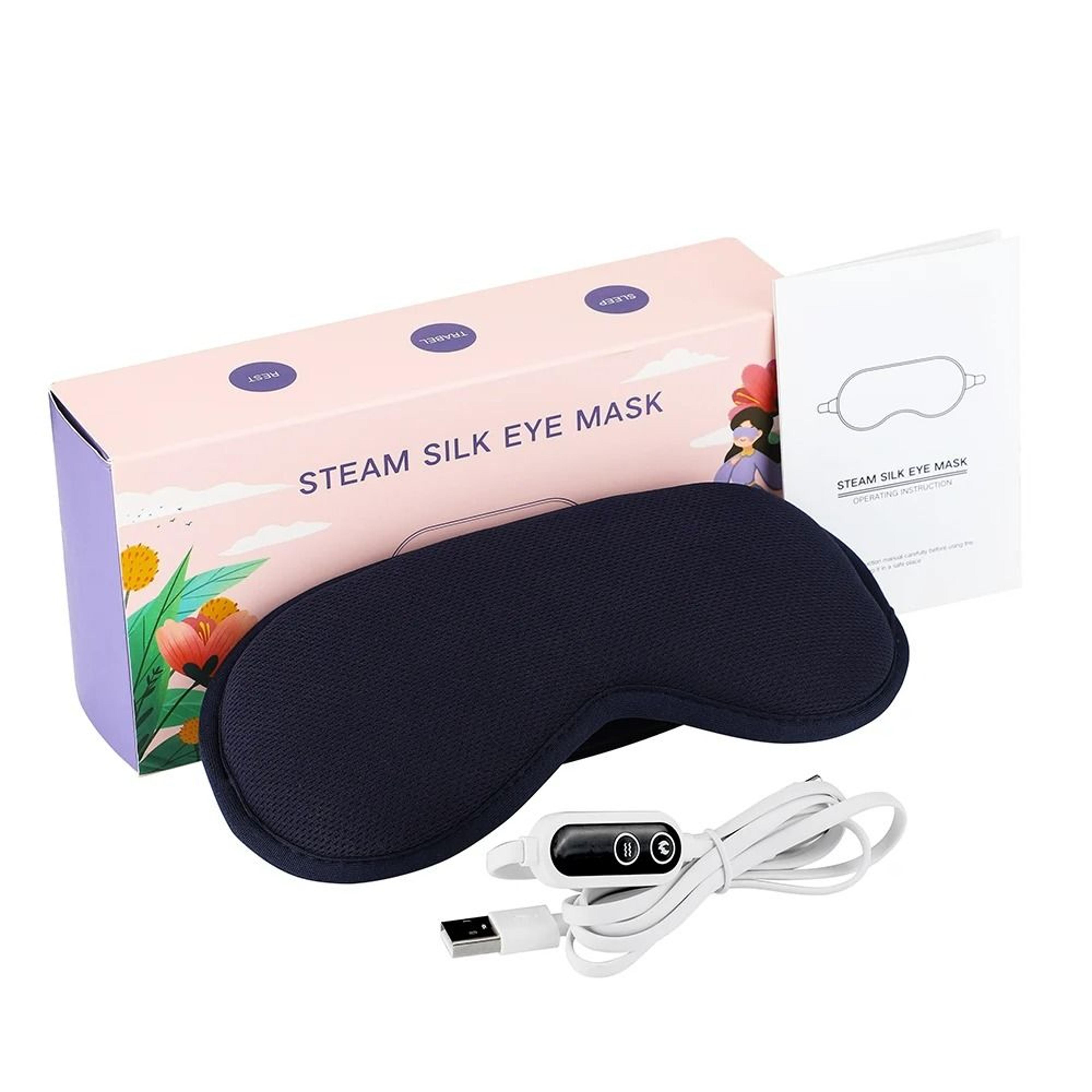 Electric Heated 3D Eye Massager  Sleep Mask 5