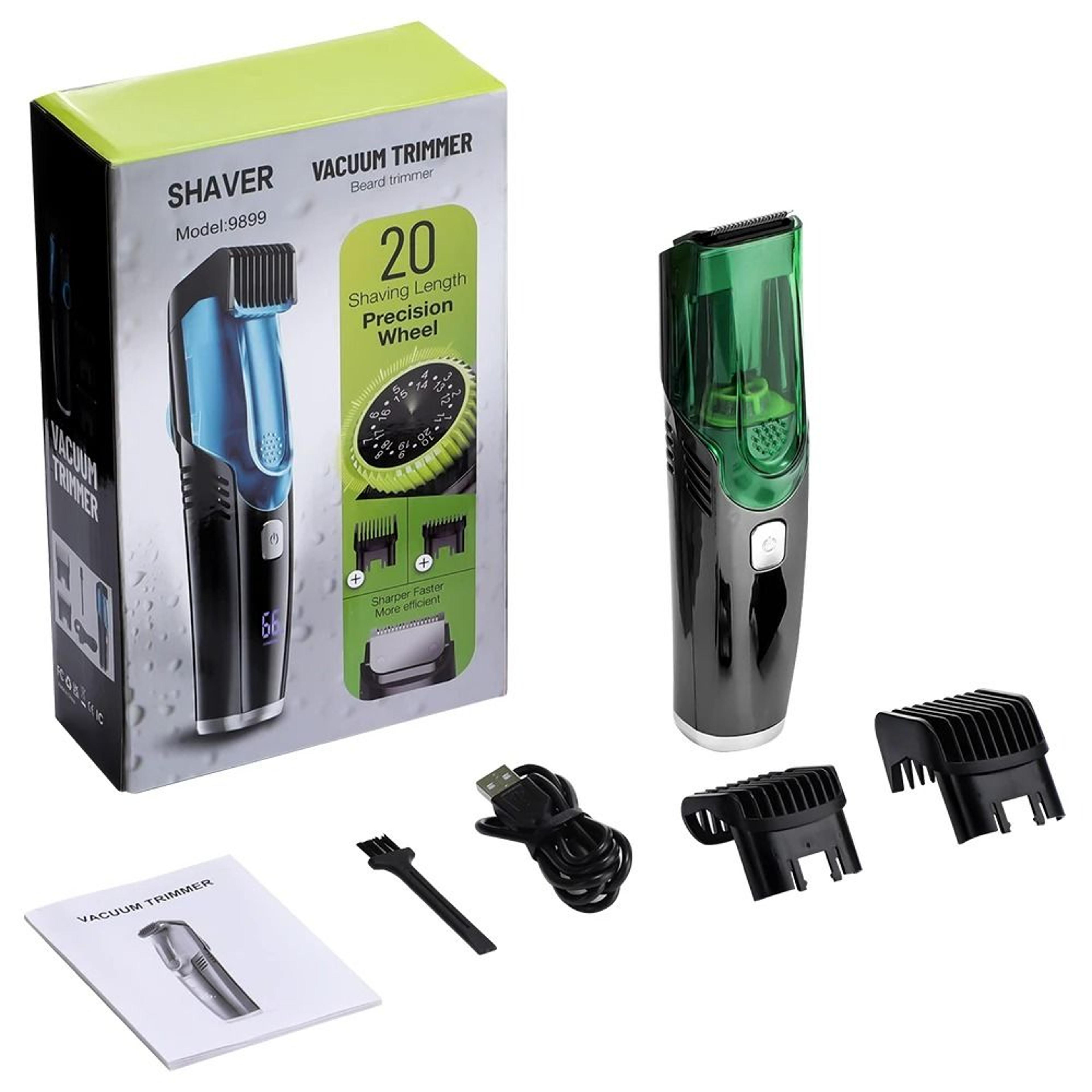 Vacuum Cordless Mens Beard  Stubble Trimmer 5