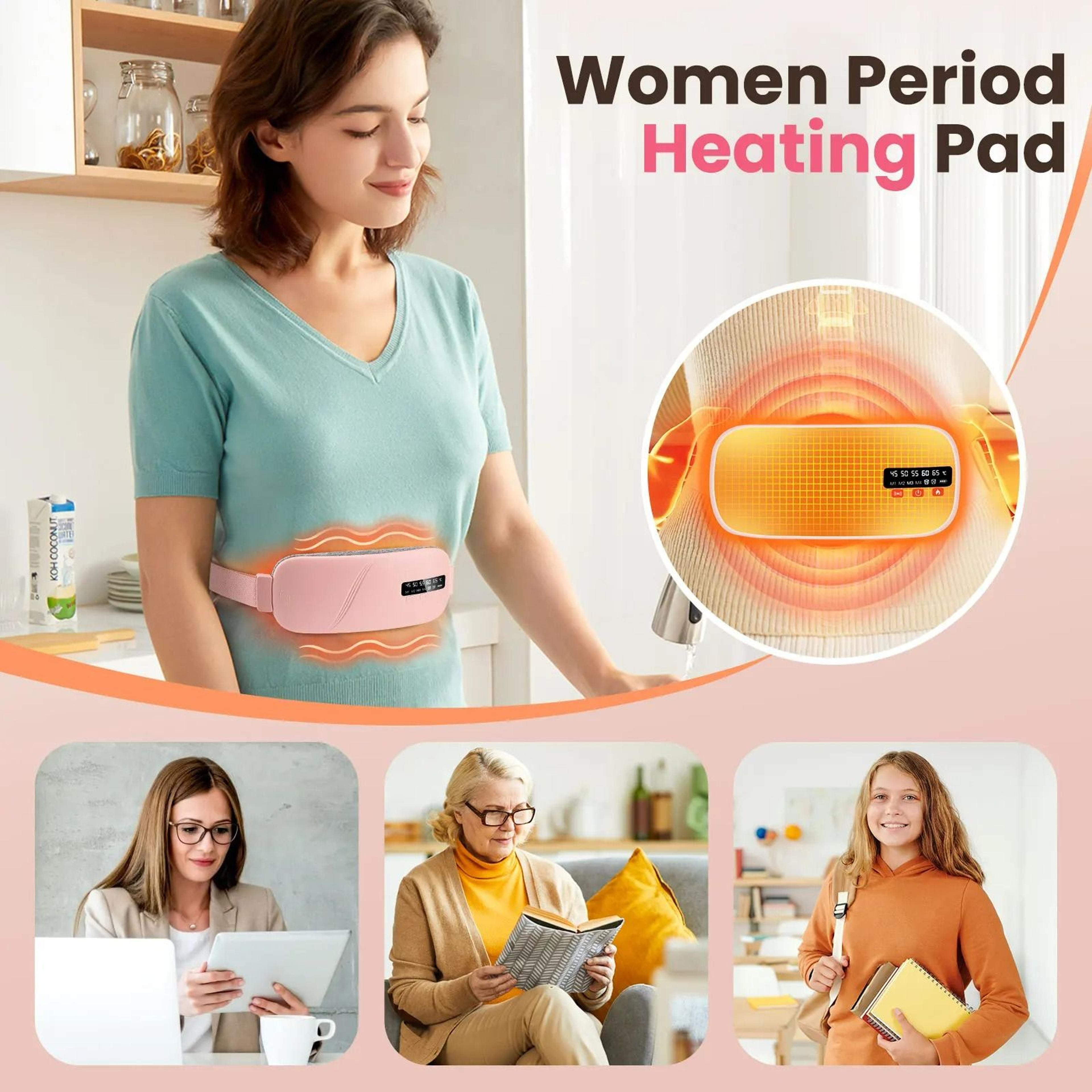 Smart Electric Heating  Vibration Period Cramp Relief Belt 3