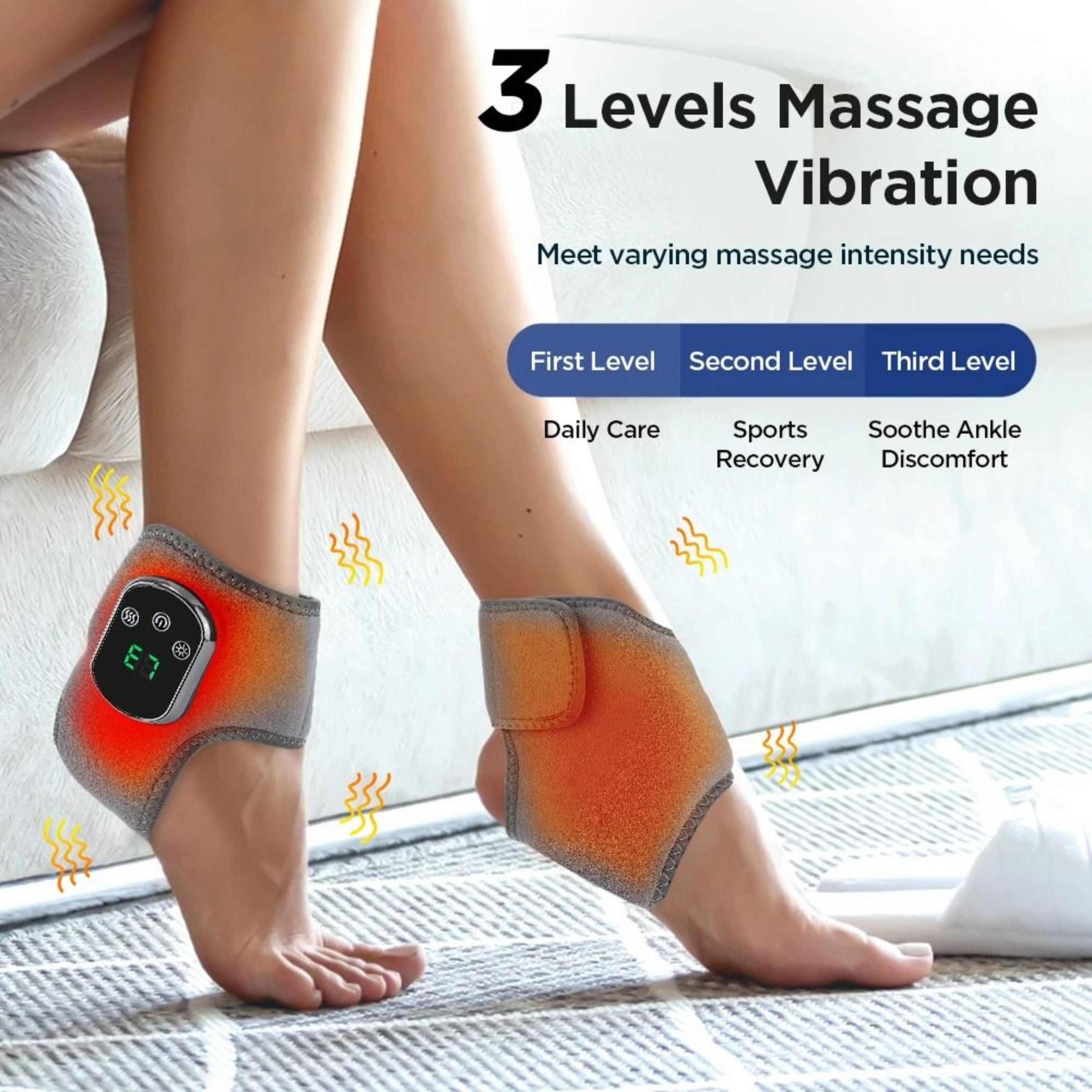 Electric Heated Foot  Ankle Massager Wrap 1