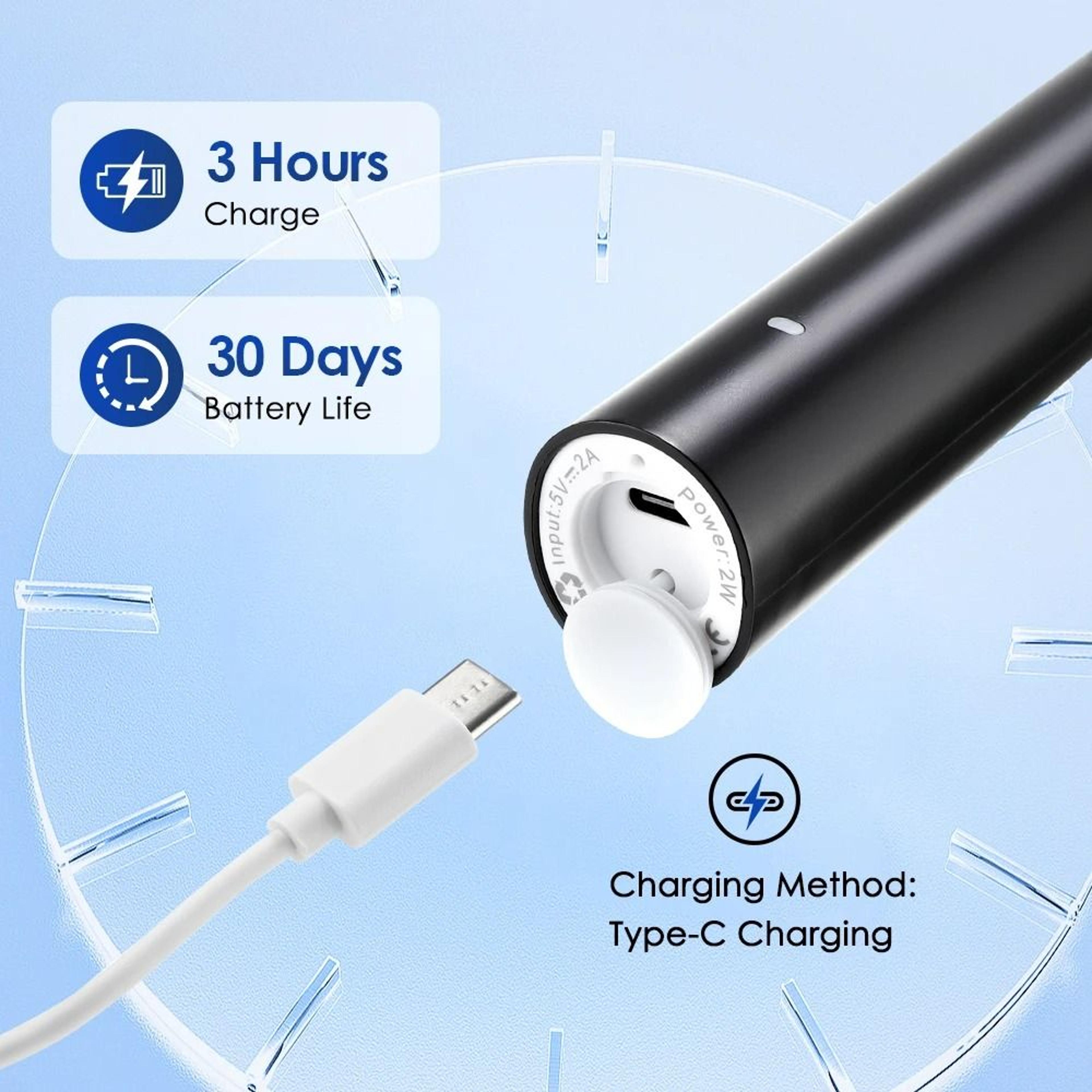 Rechargeable Waterproof Sonic Electric Toothbrush 4