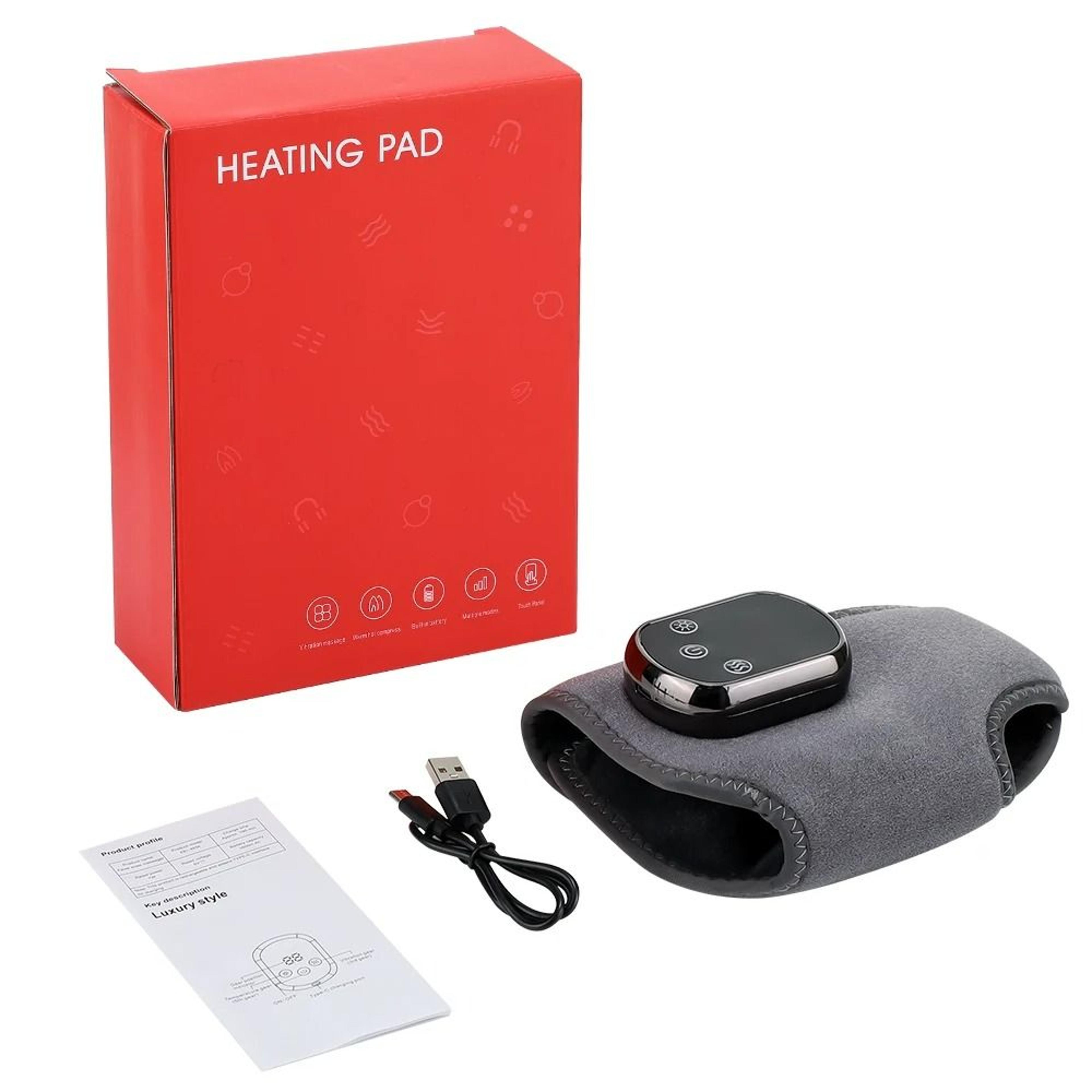 Electric Heated Ankle Support  Vibration Massager Wrap 6