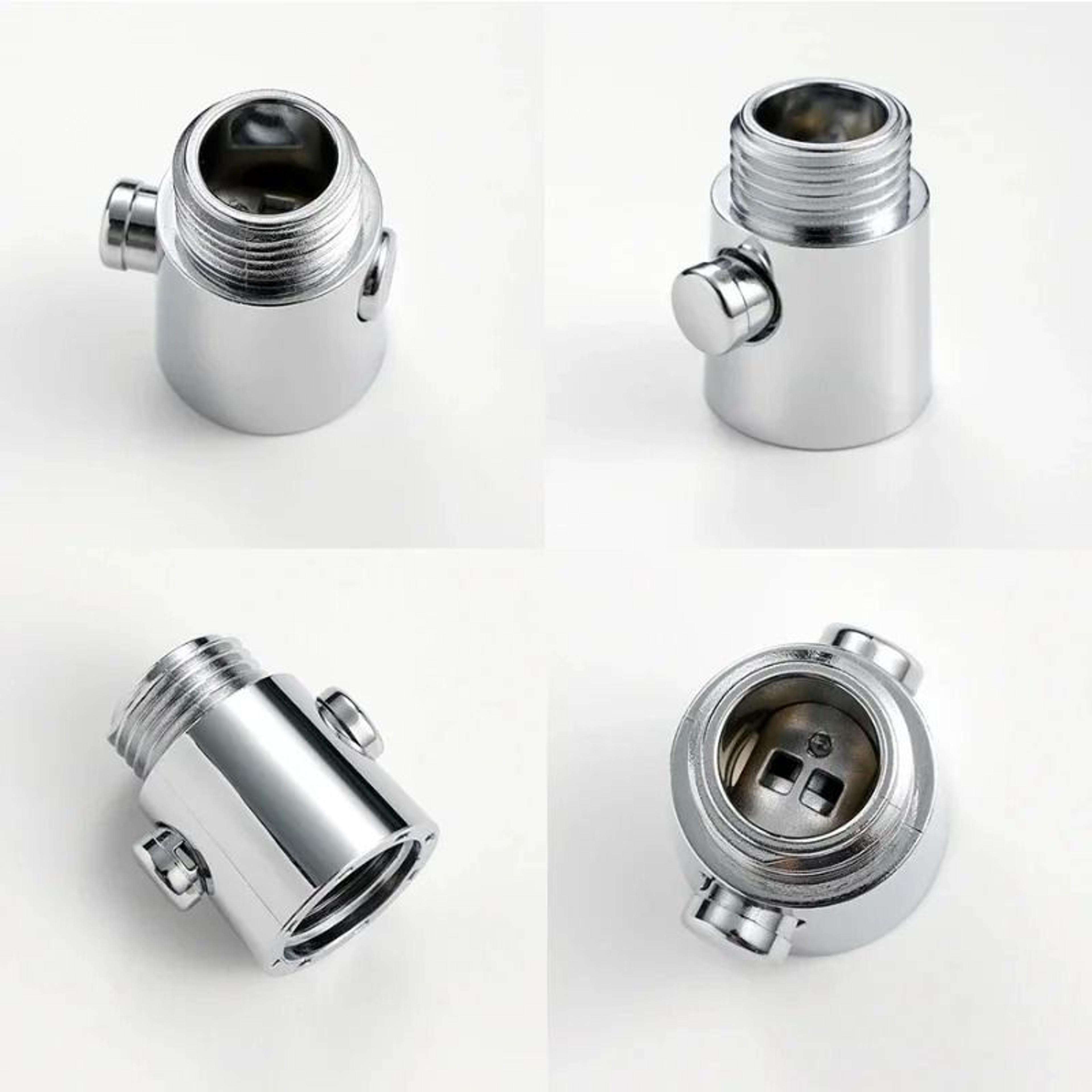 ABS Shower Head Arm Diverter Valve  Water Separator Adapter 4