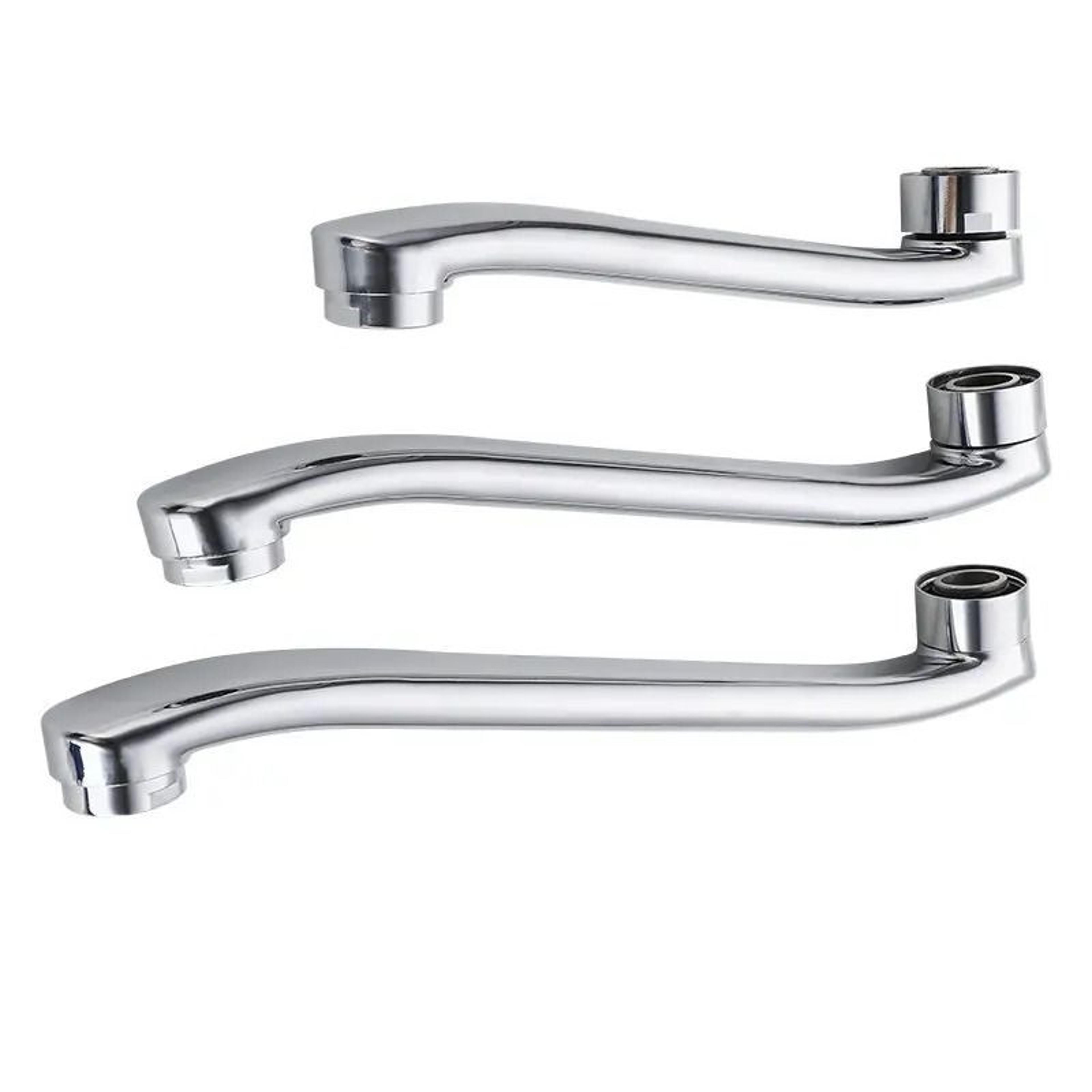 Stainless Steel InWall Faucet SBend Extension Tube Pipe 5