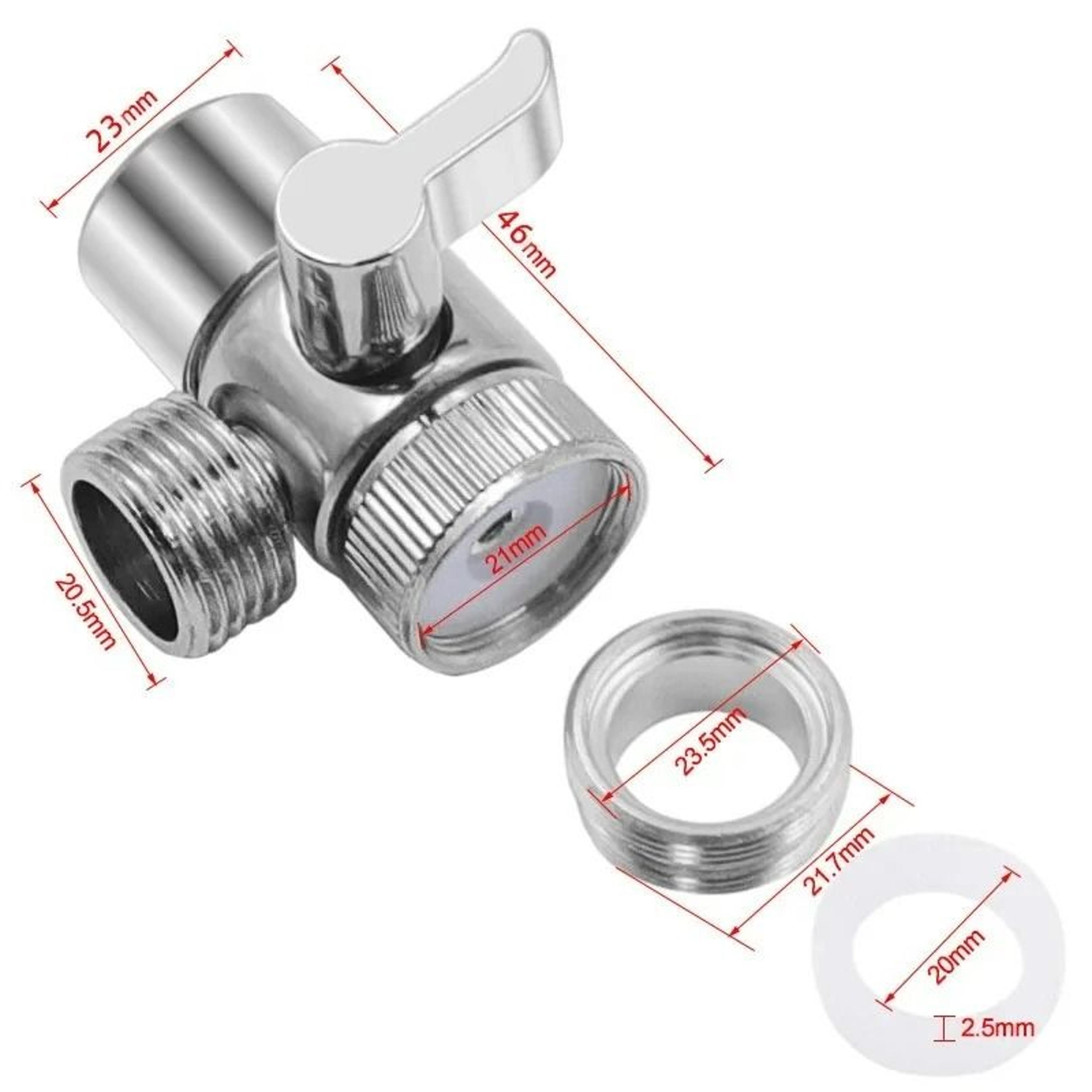 Kitchen Switch Faucet Adapter  Sink Water Tap Diverter Valve 1