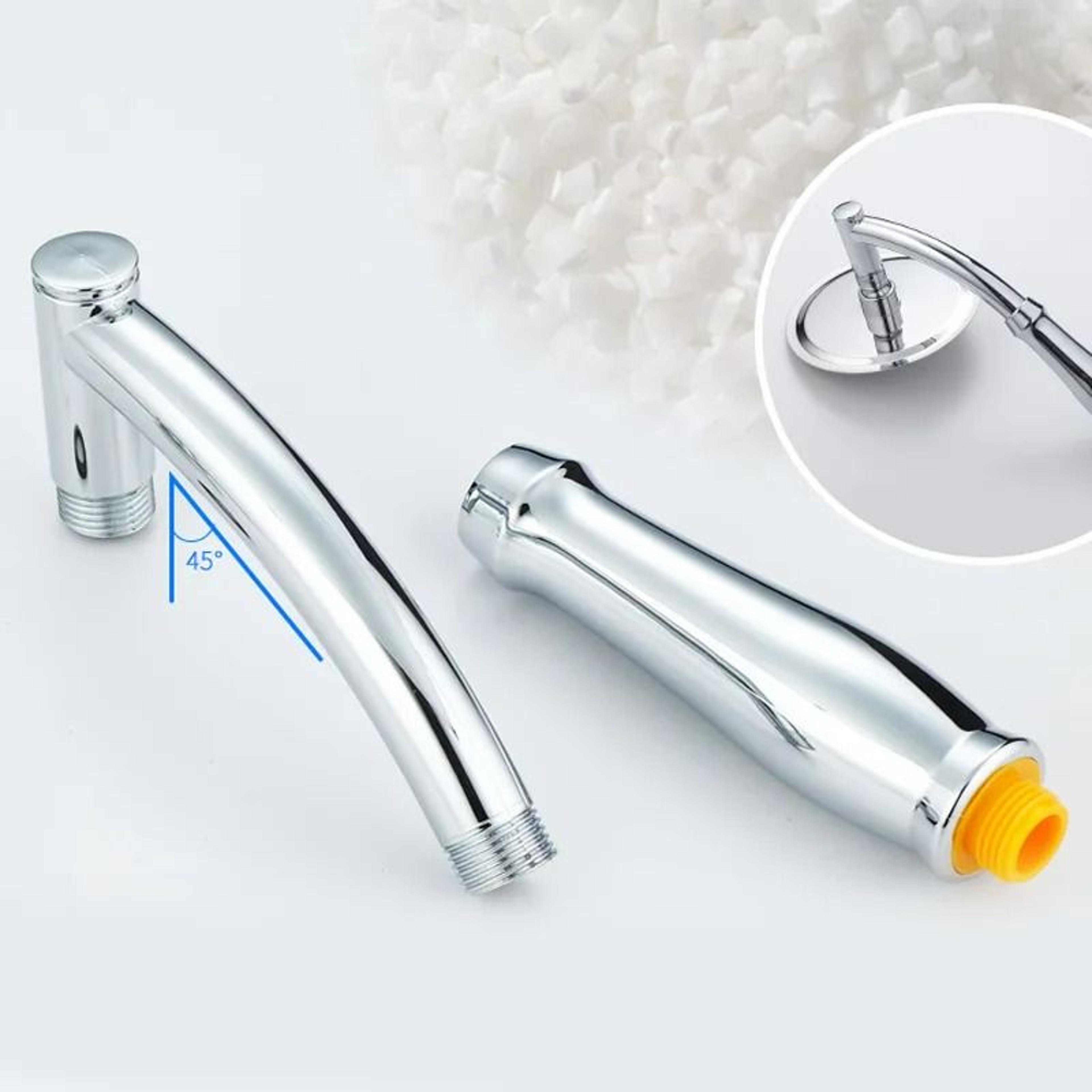 Stainless Steel Adjustable Shower Head Extension Arm 1