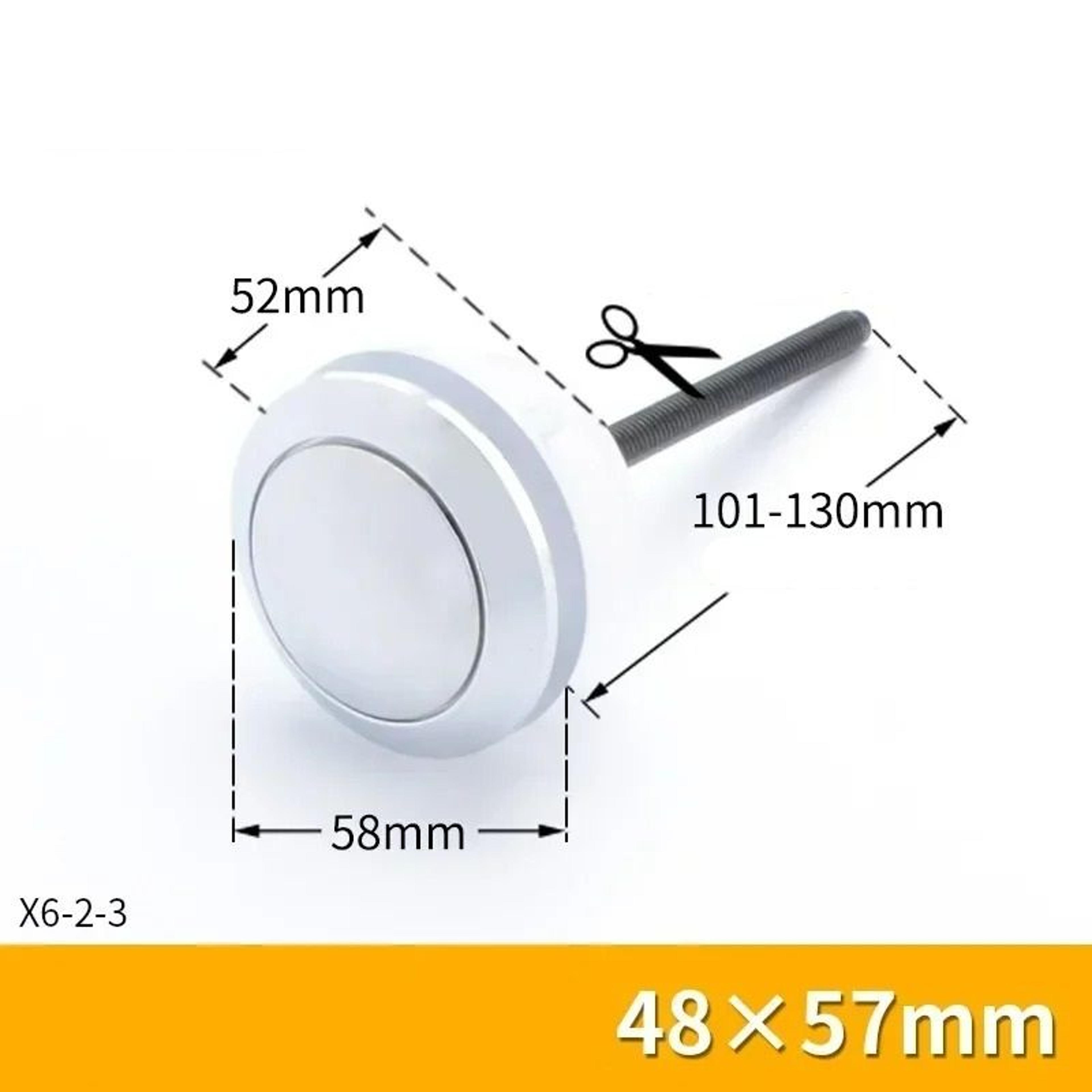Dual Flush Toilet Tank Push Button  Universal Flush Valve Switch 15