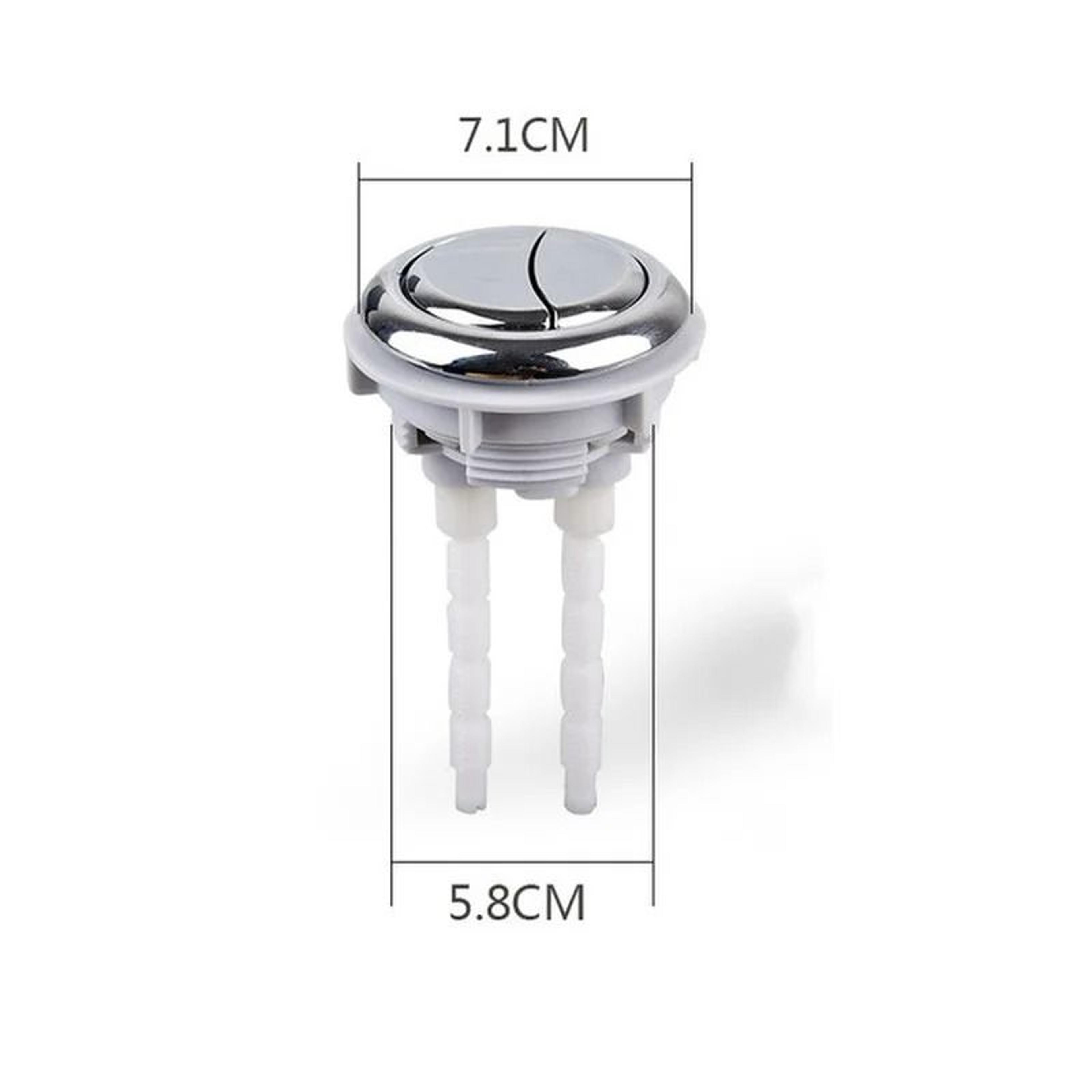 Dual Flush Round Toilet Tank Push Button Switch 2