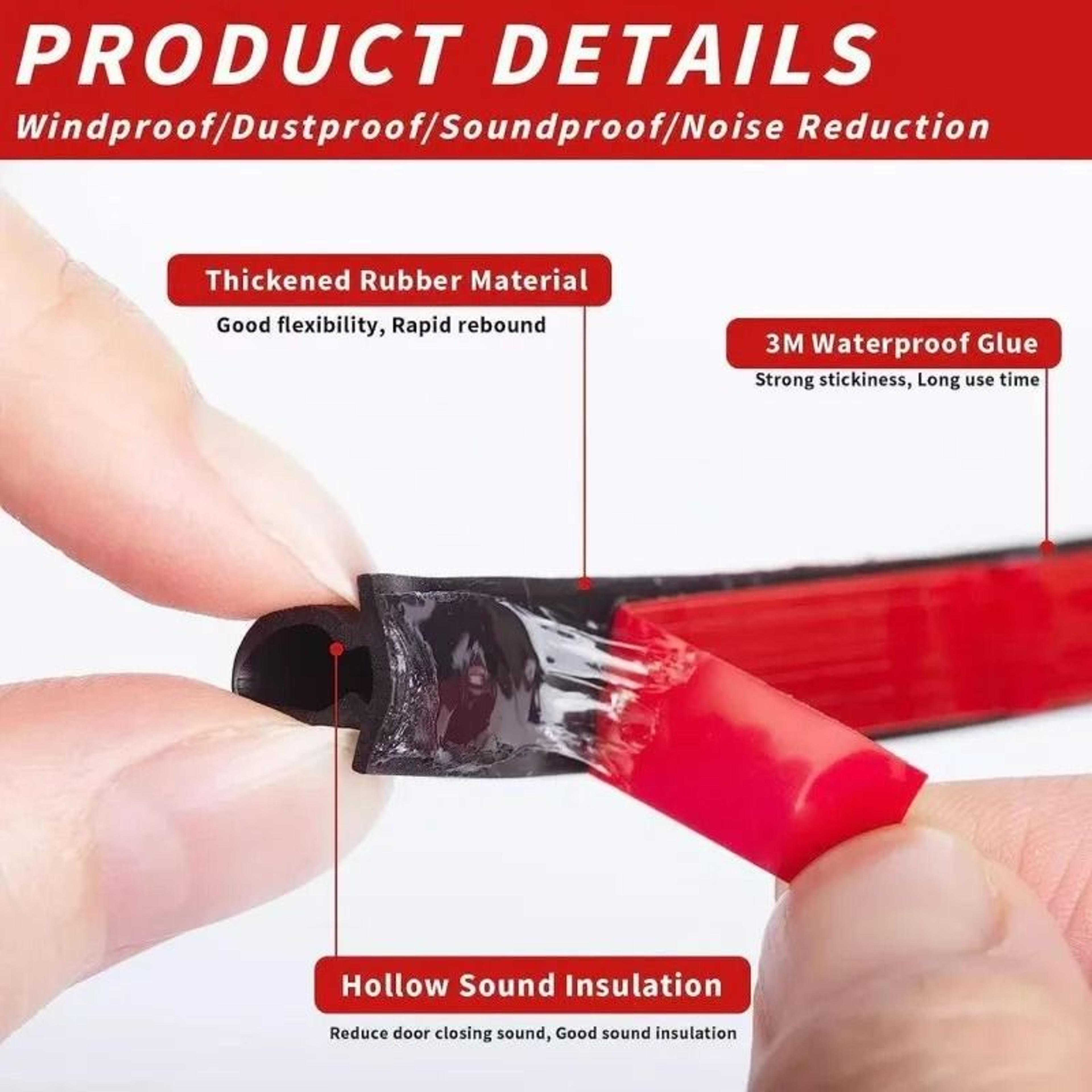 TPE SelfAdhesive Door  Window Weatherproof Sealing Strip 3