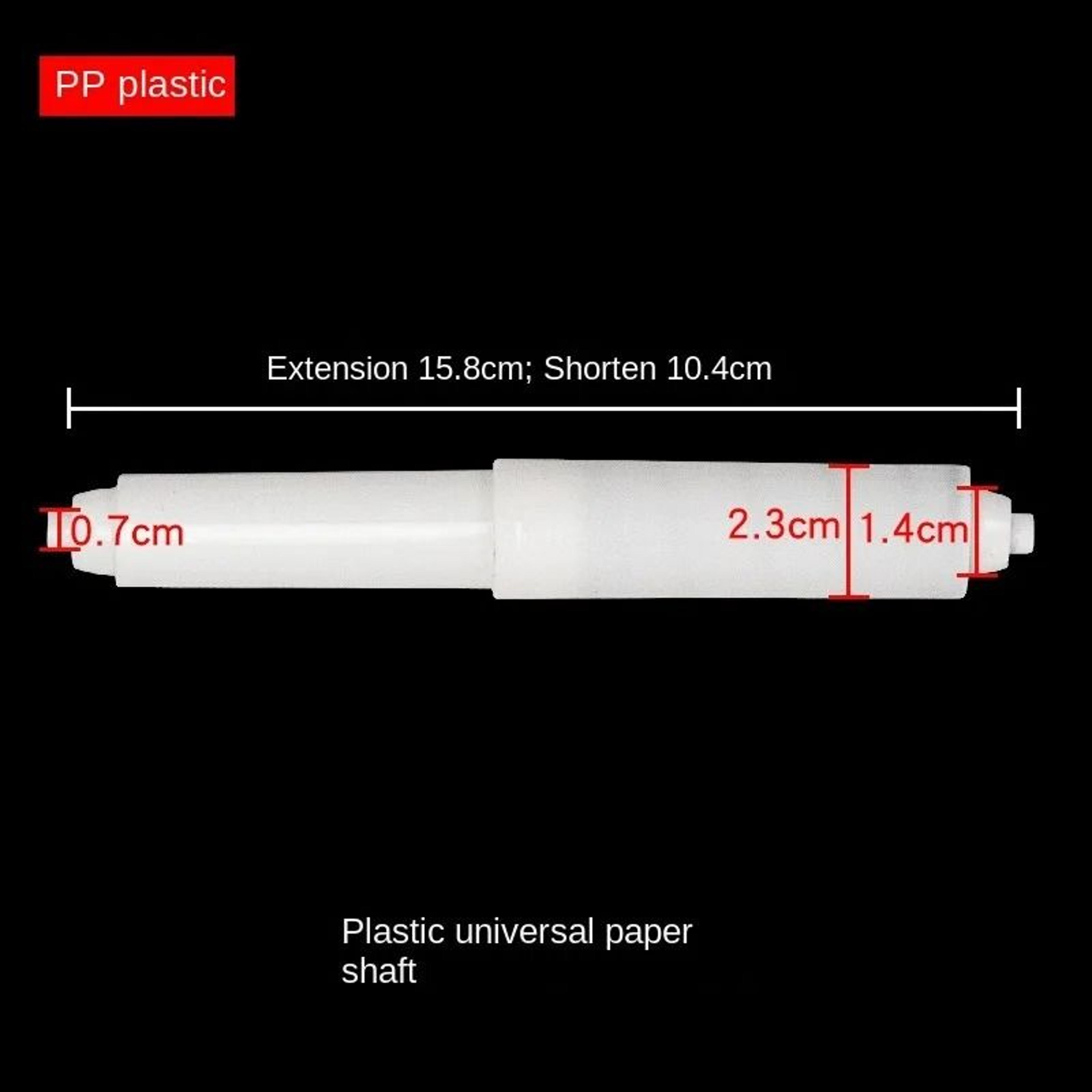 SpringLoaded Adjustable Toilet Paper Roll Shaft  Replacement Spindle 7