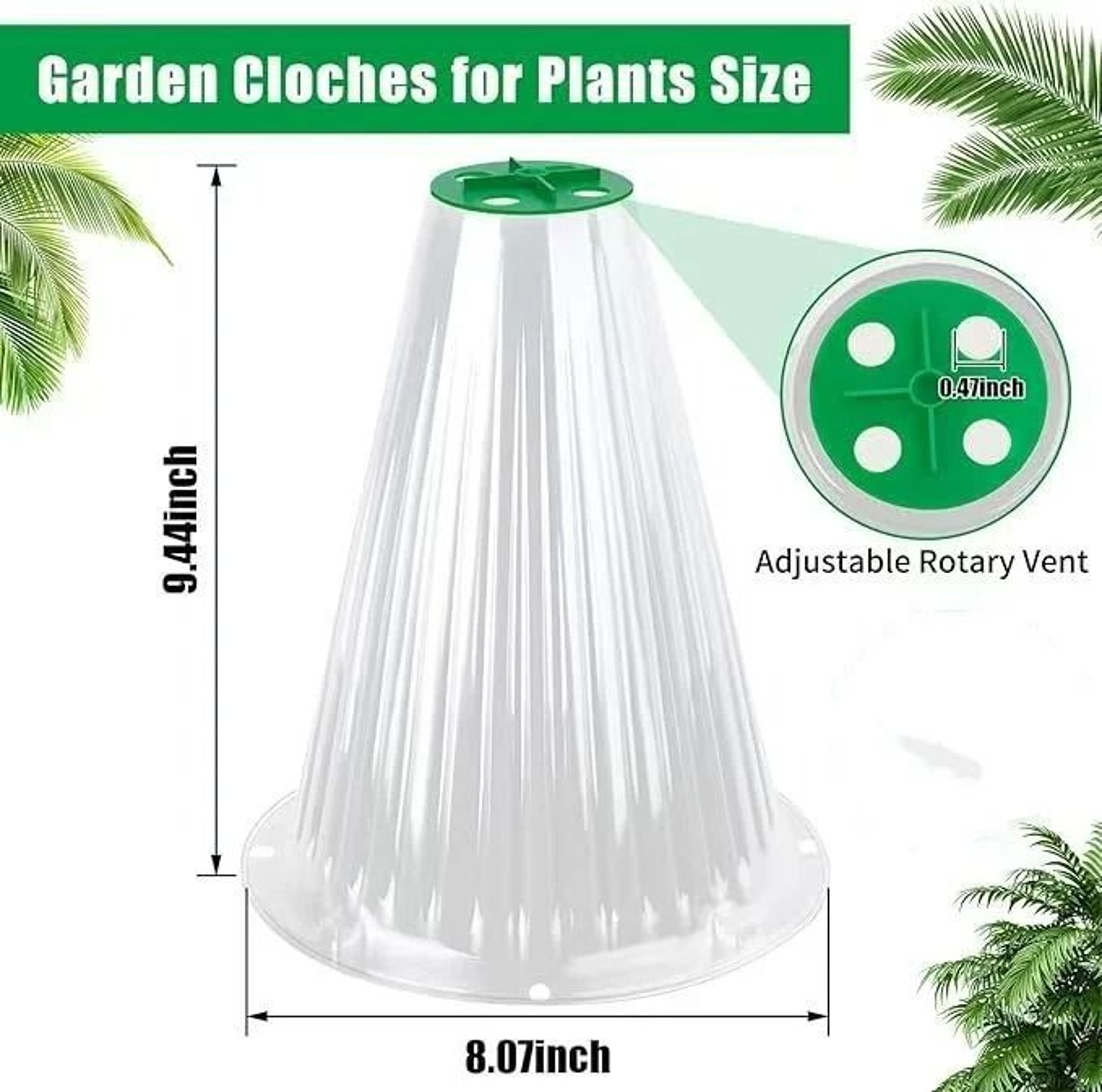 5Pack Plant Protective Snail Collars  Seedling Protection Caps 7