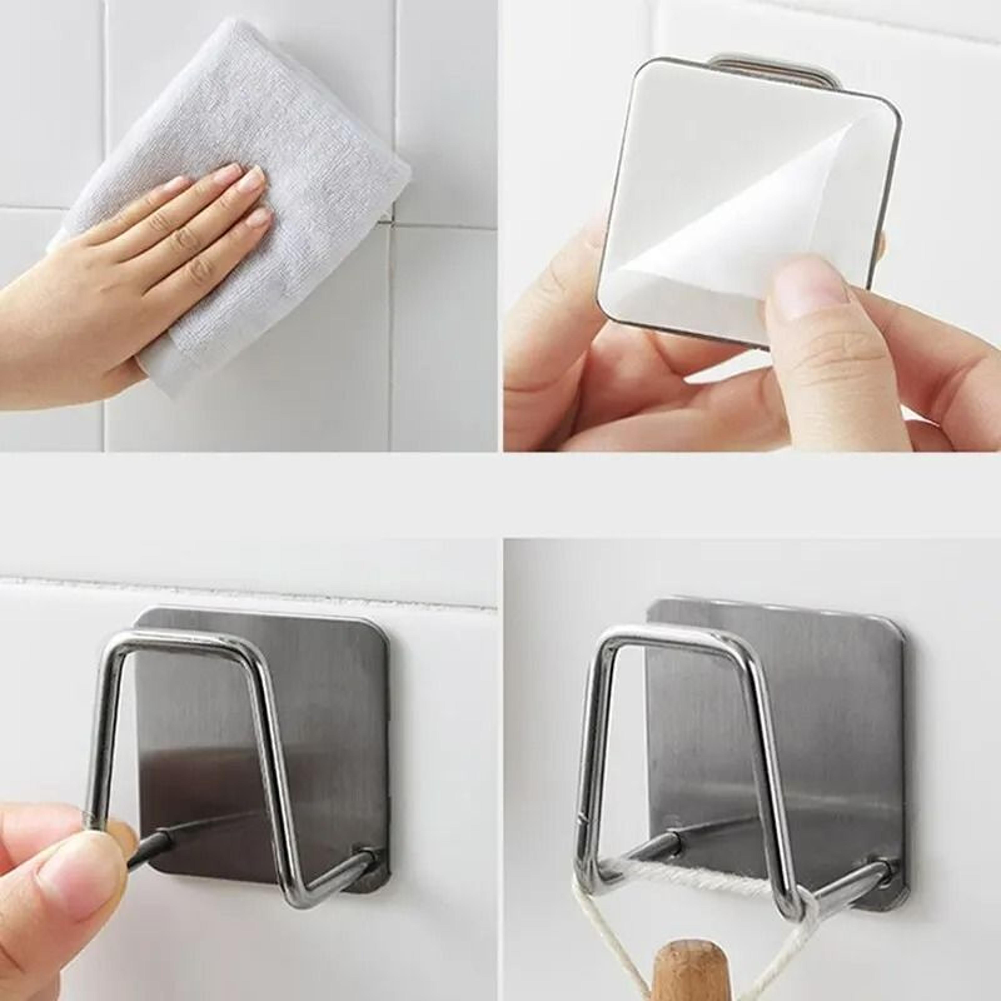Stainless Steel Kitchen Sink Sponge  Dishcloth Holder 4