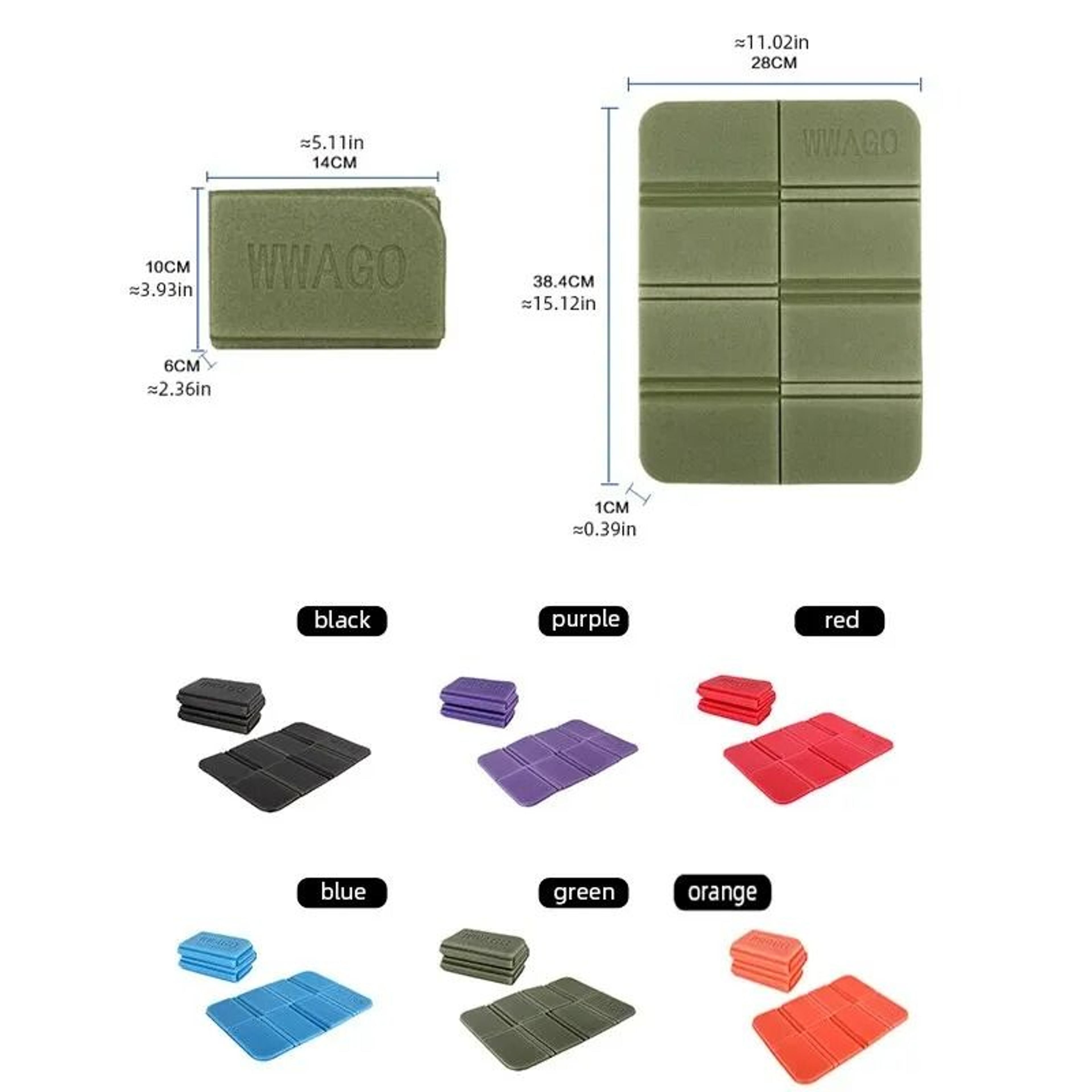 Portable Foldable XPE Foam Sitting Mat  MoistureProof Camping Pad 5