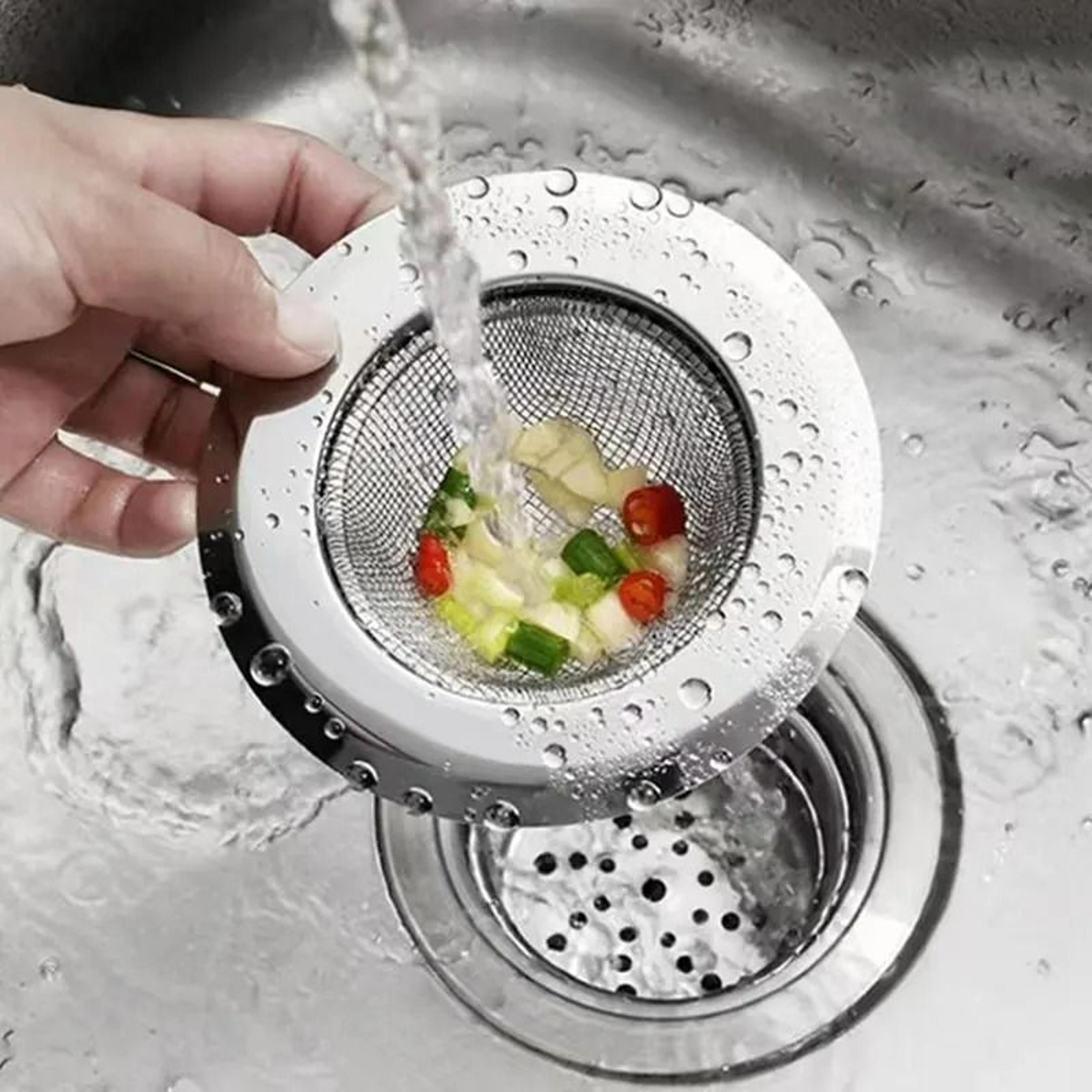 Stainless Steel Kitchen Sink Strainer  AntiClogging Mesh Filter 1