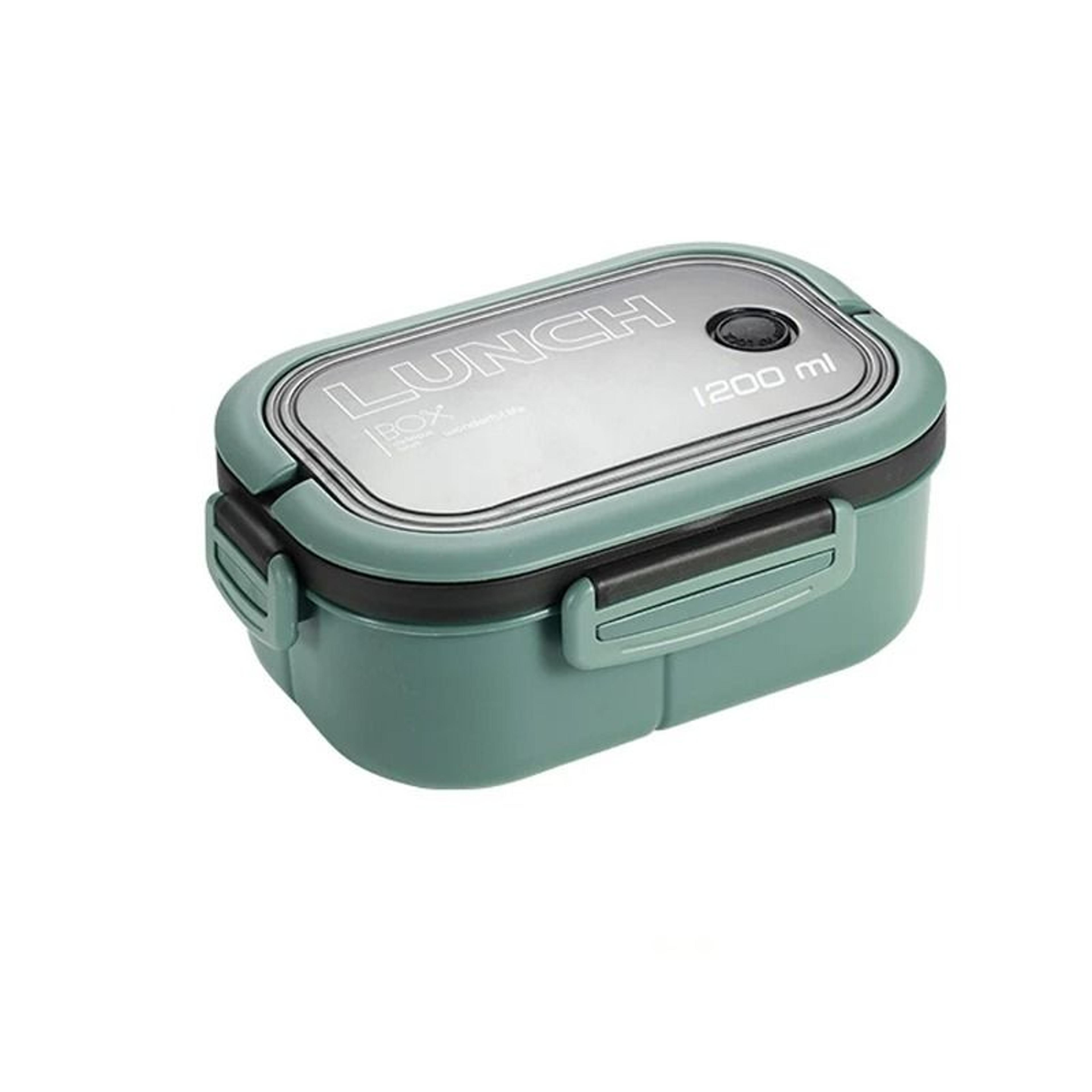 Portable Compartment Lunch Box With Utensils  LeakProof Lid 7