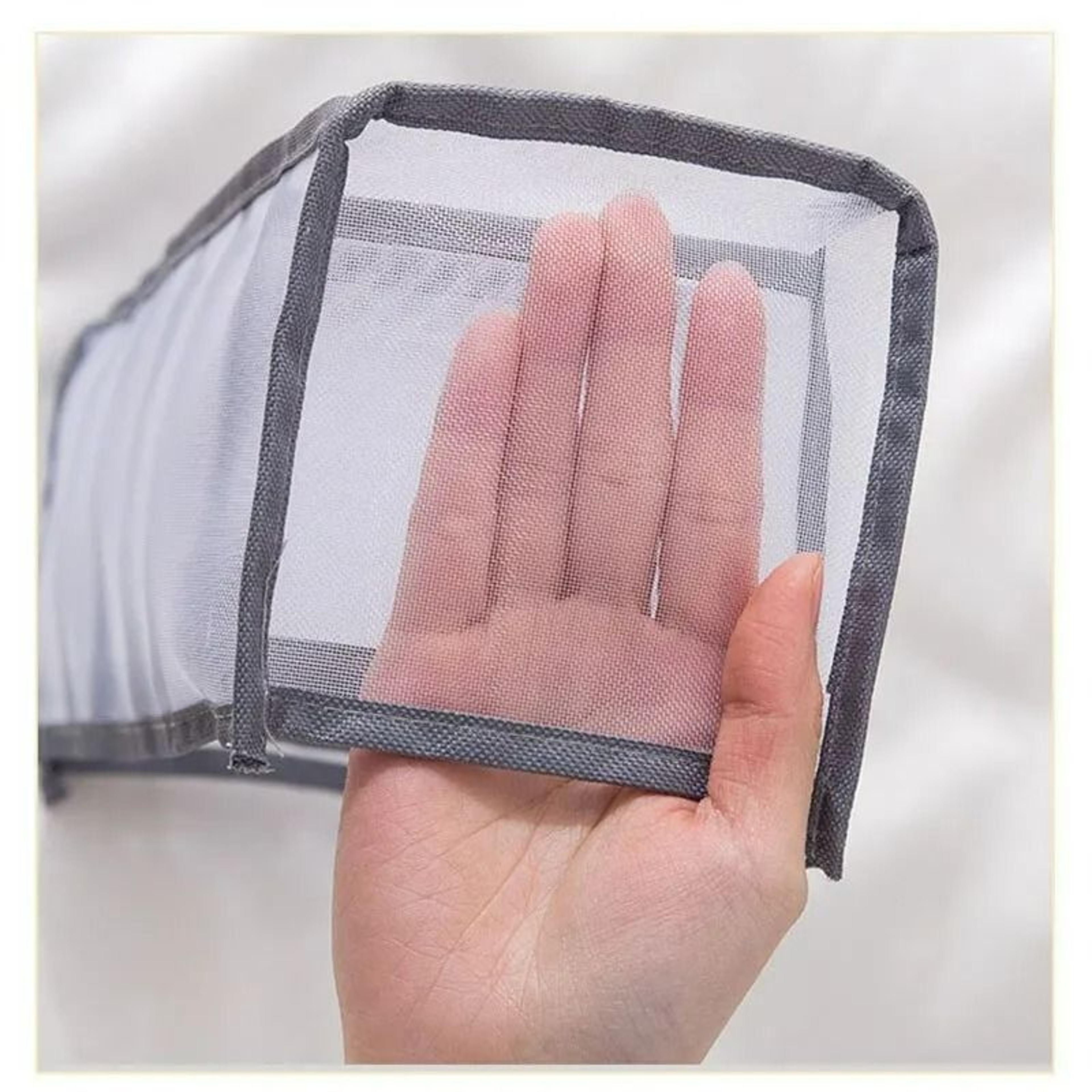 Foldable Mesh Underwear  Drawer Organizer Storage Box 4