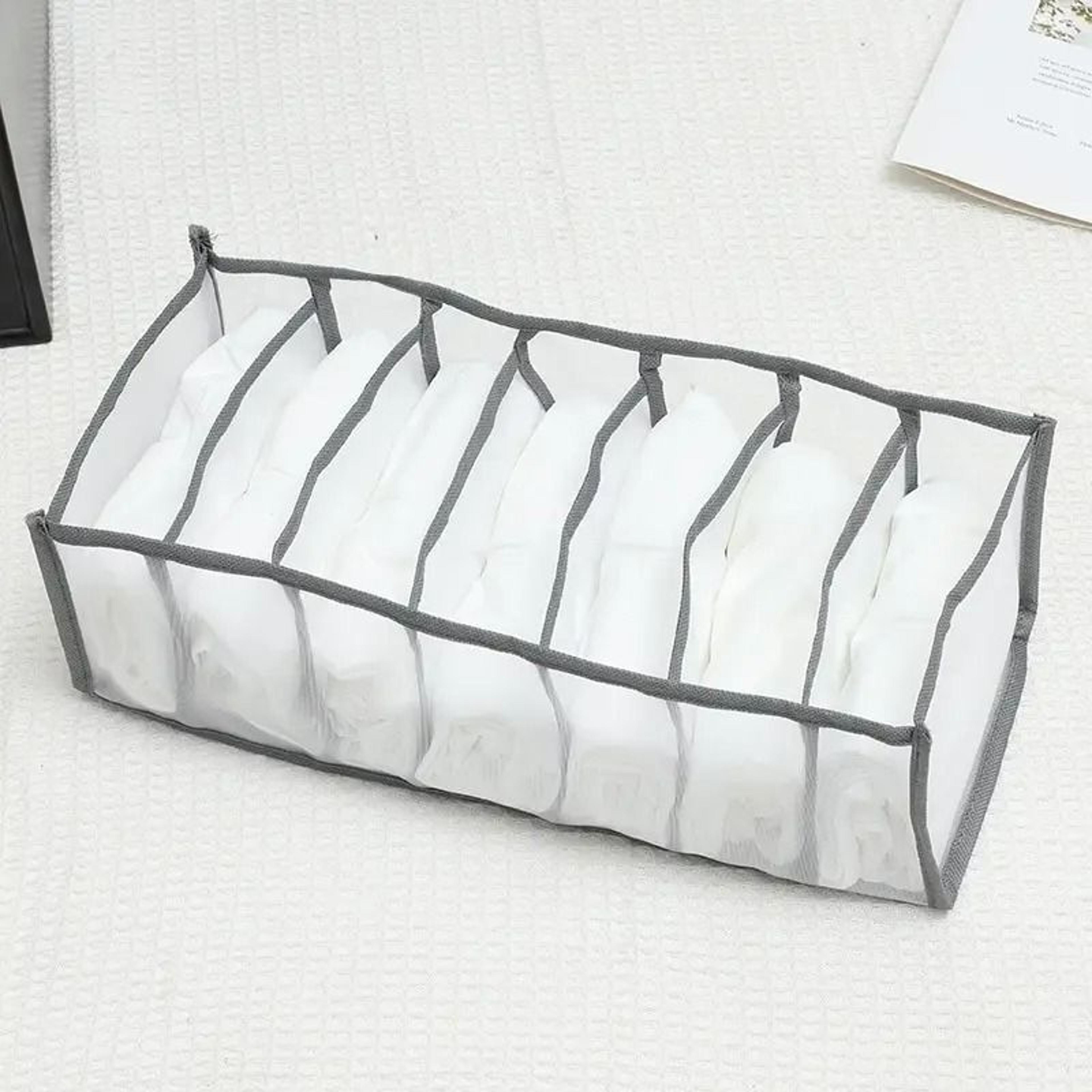Foldable Mesh Underwear  Drawer Organizer Storage Box 3