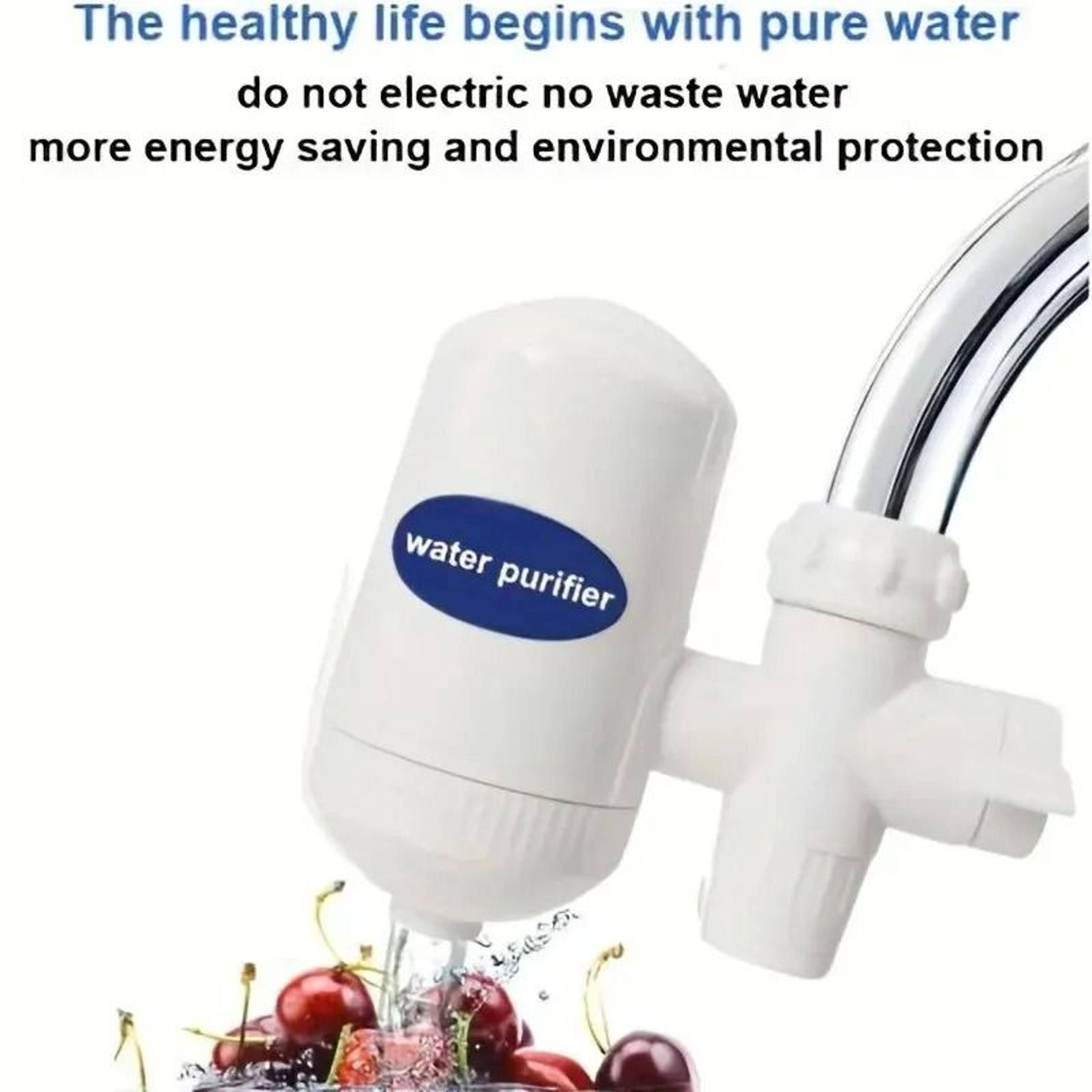 Faucet Water Filter With Washable Ceramic Replacement Element 2