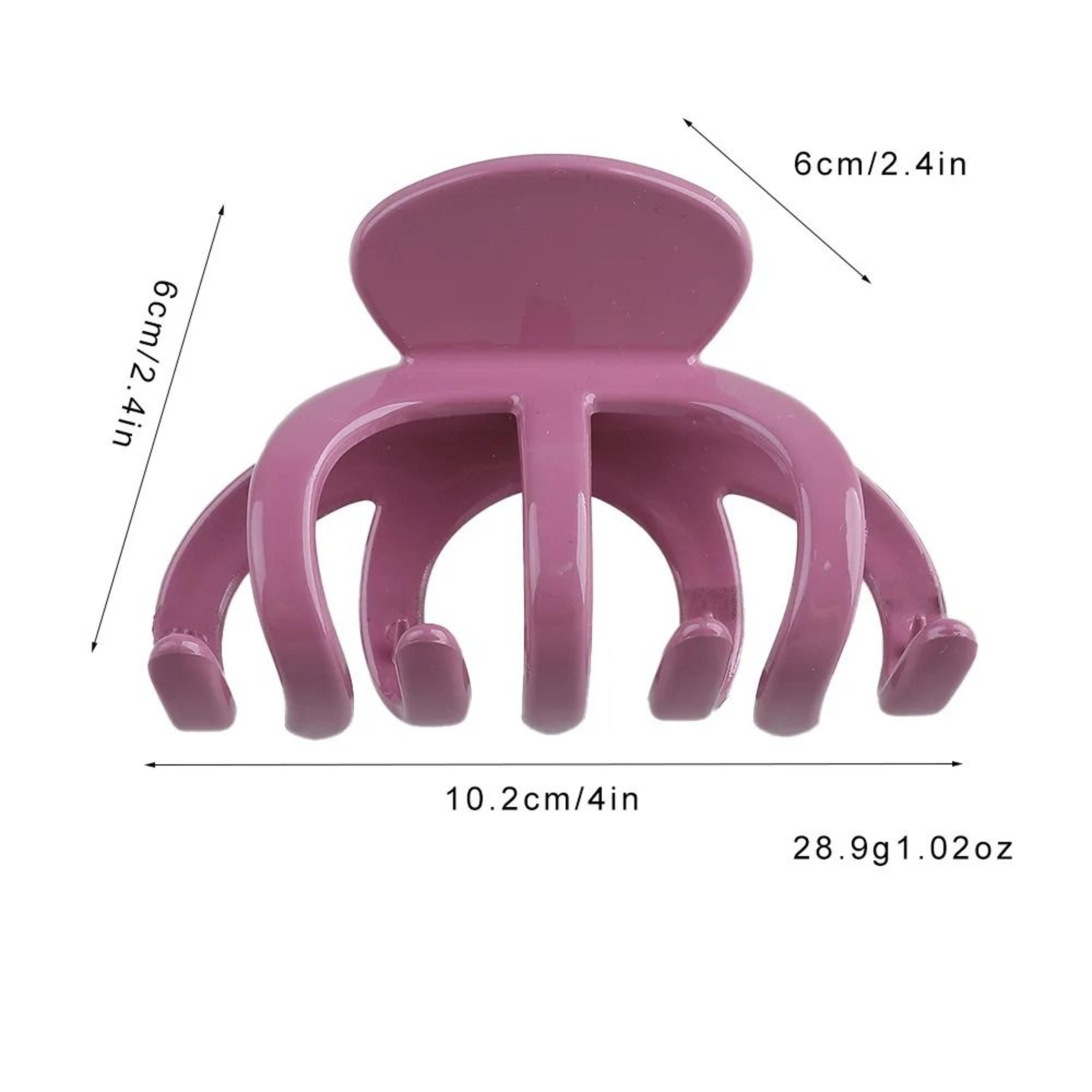 Large Matte Acrylic Shark Hair Claw Clip 5