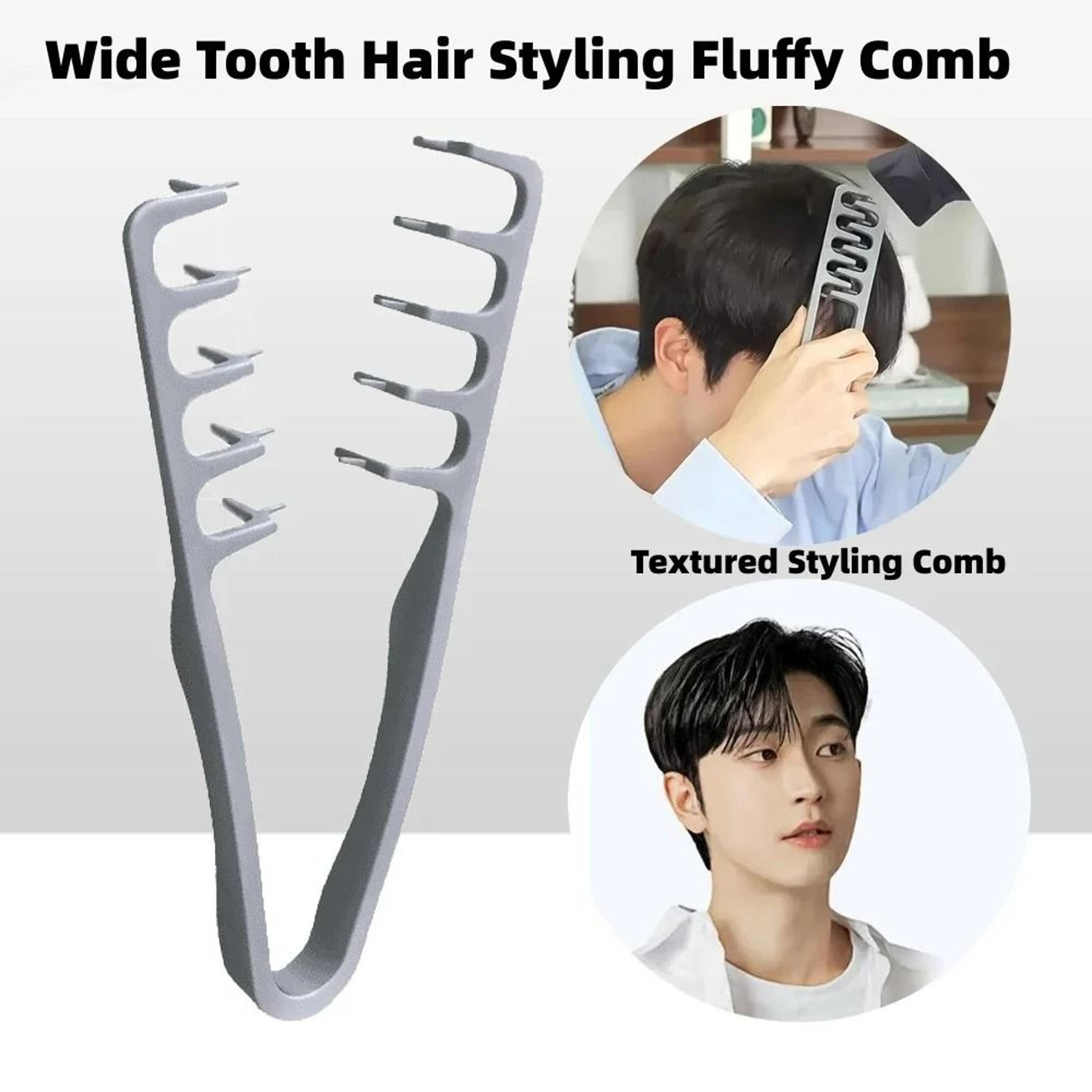 Volumizing WideTooth Textured Hair Styling Comb 2