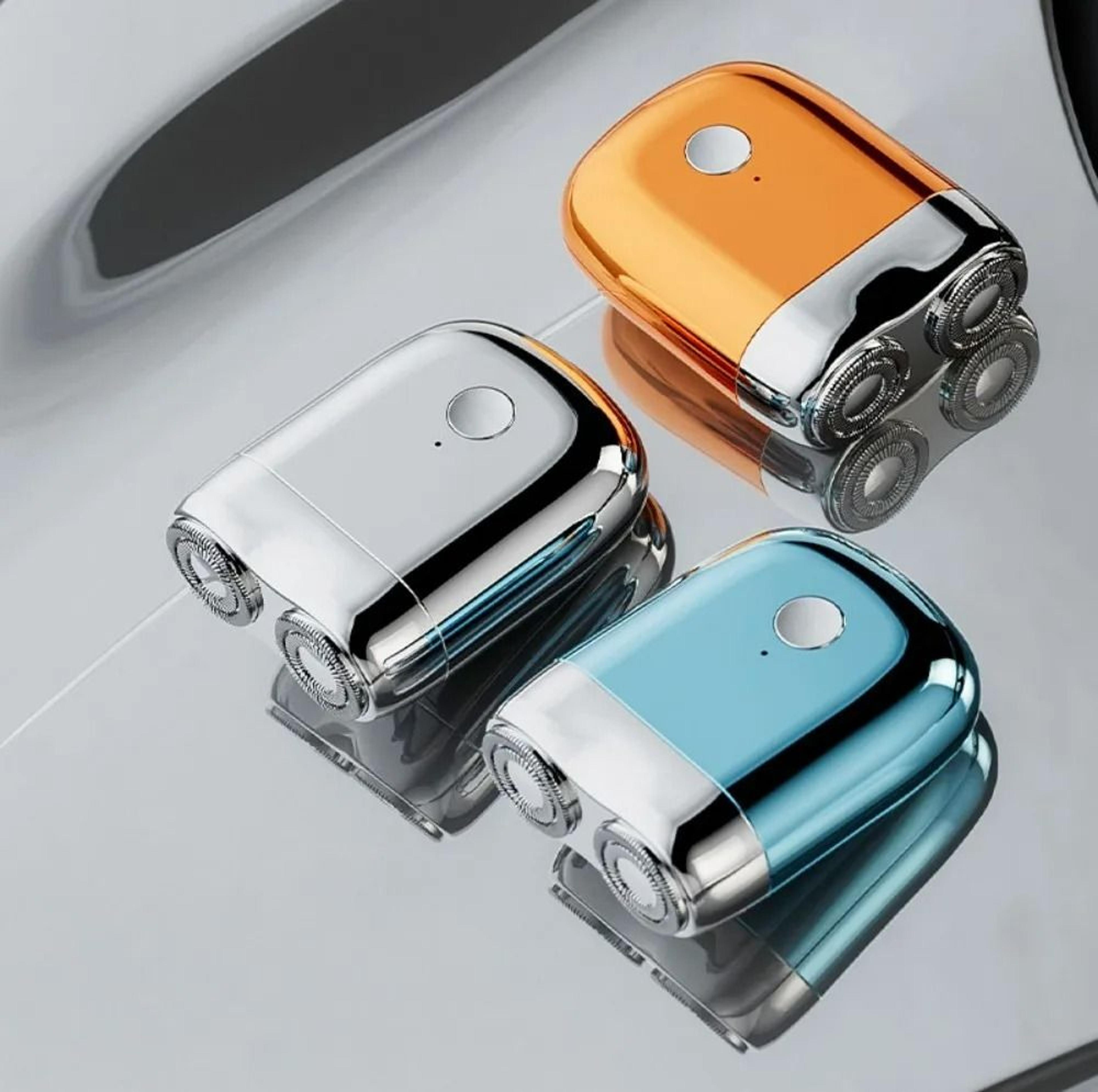 mini electric pocket shaver & ipx7 waterproof beard trimmer