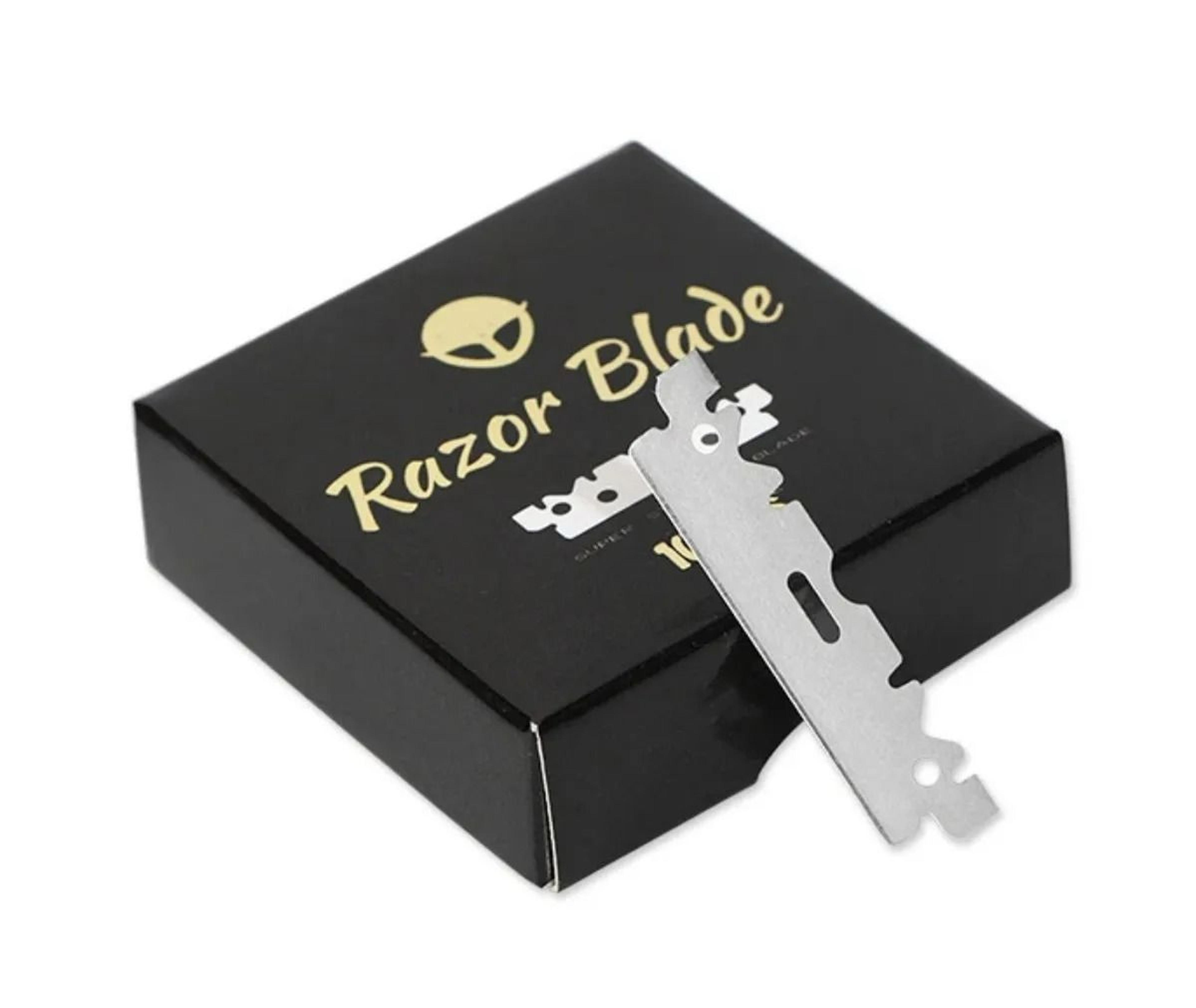 100-piece stainless steel single-edge razor blades