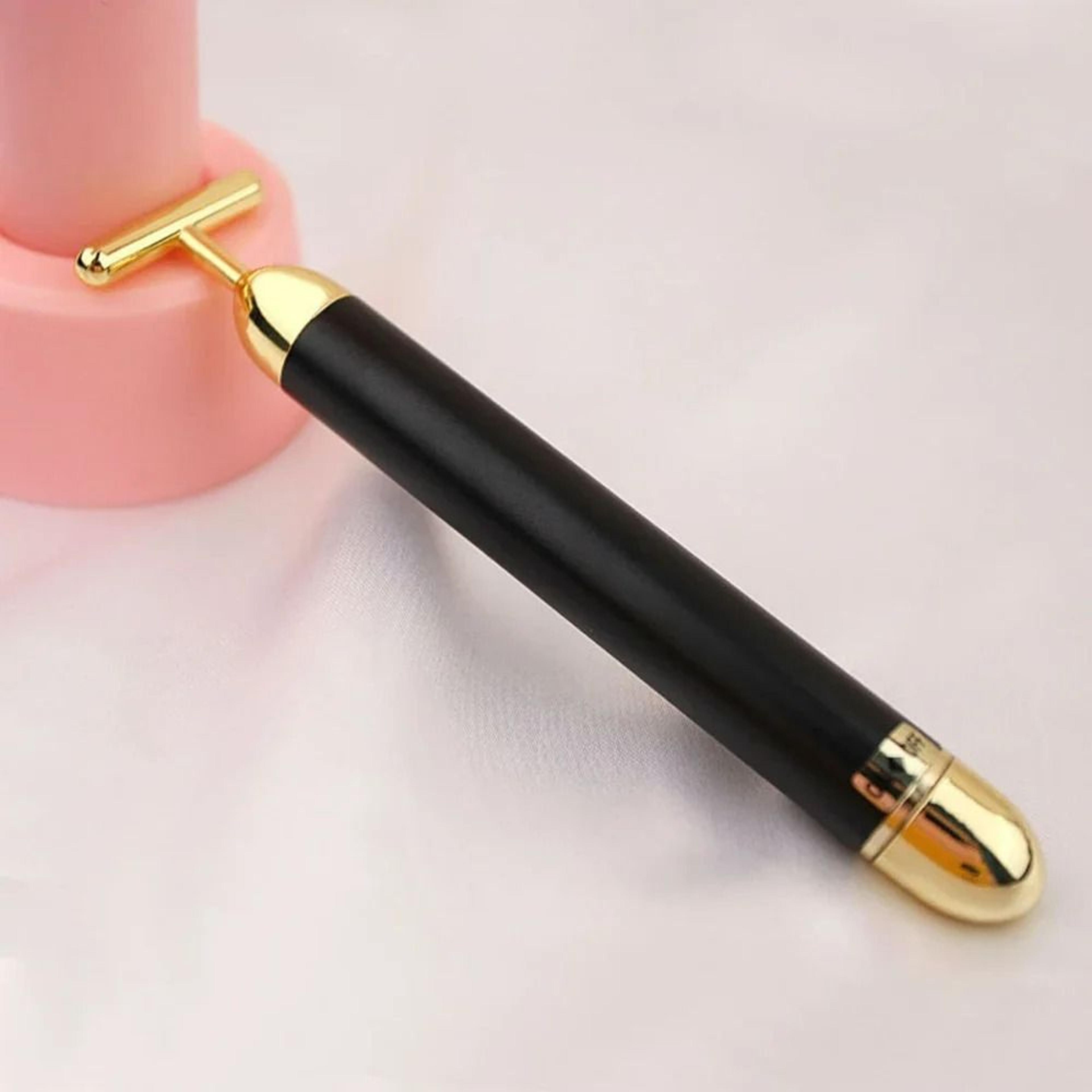 24K Gold Pulse Facial Massager  Skin Firming Beauty Bar 8