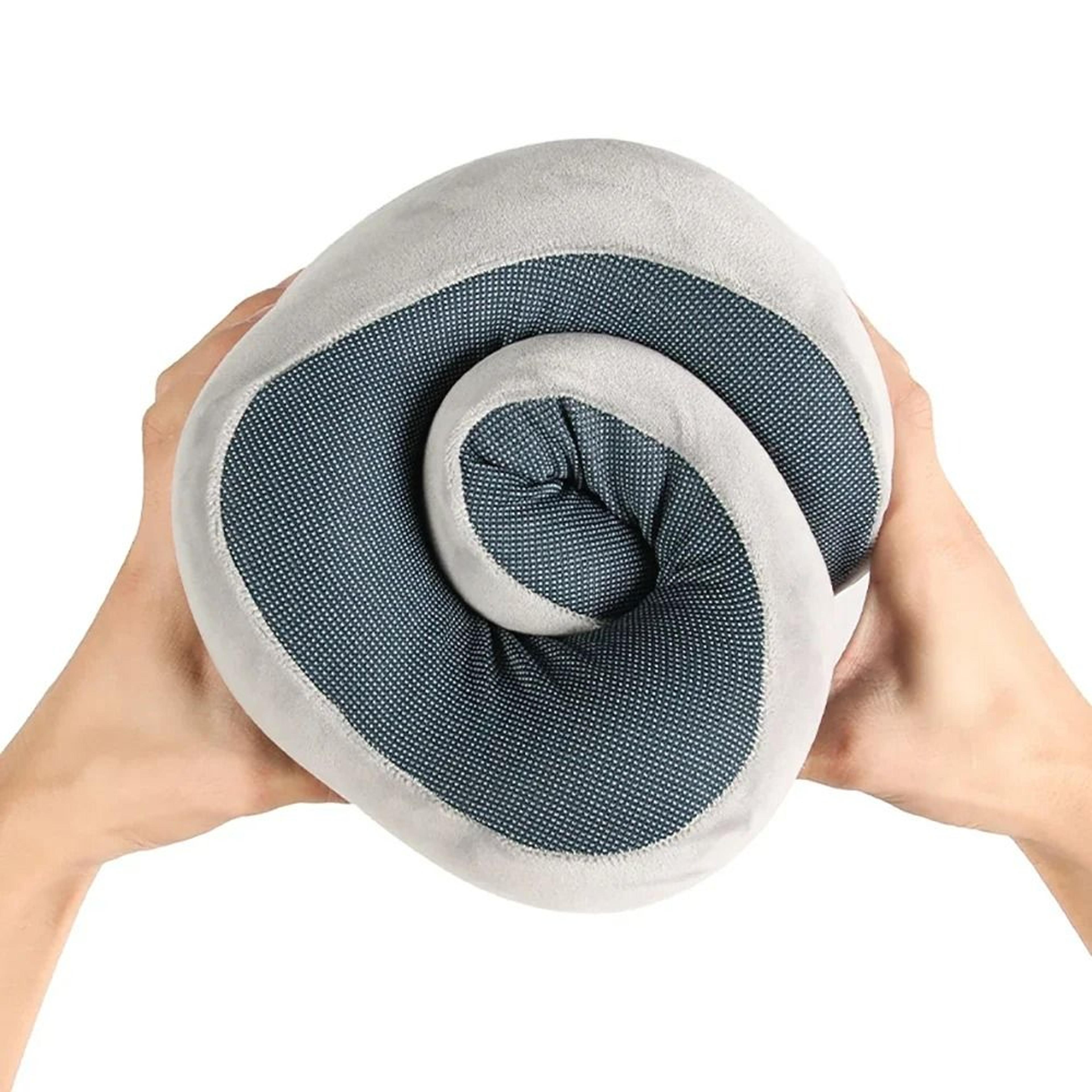 UShaped Memory Foam Travel Neck Pillow  Ergonomic Cervical Support Cushion 5