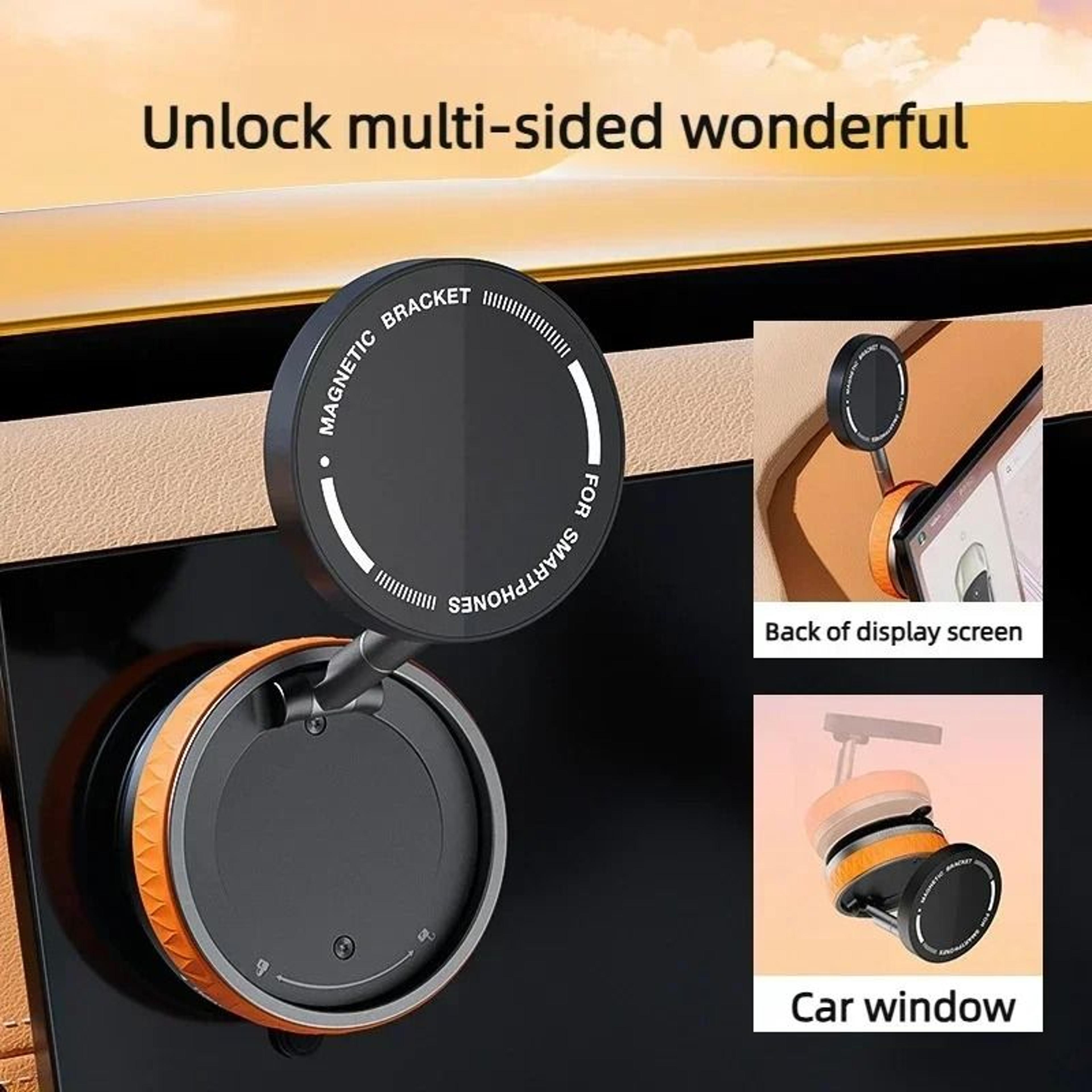 Magnetic Vacuum Suction Cup 360 Adjustable Car  Universal Phone Holder 5