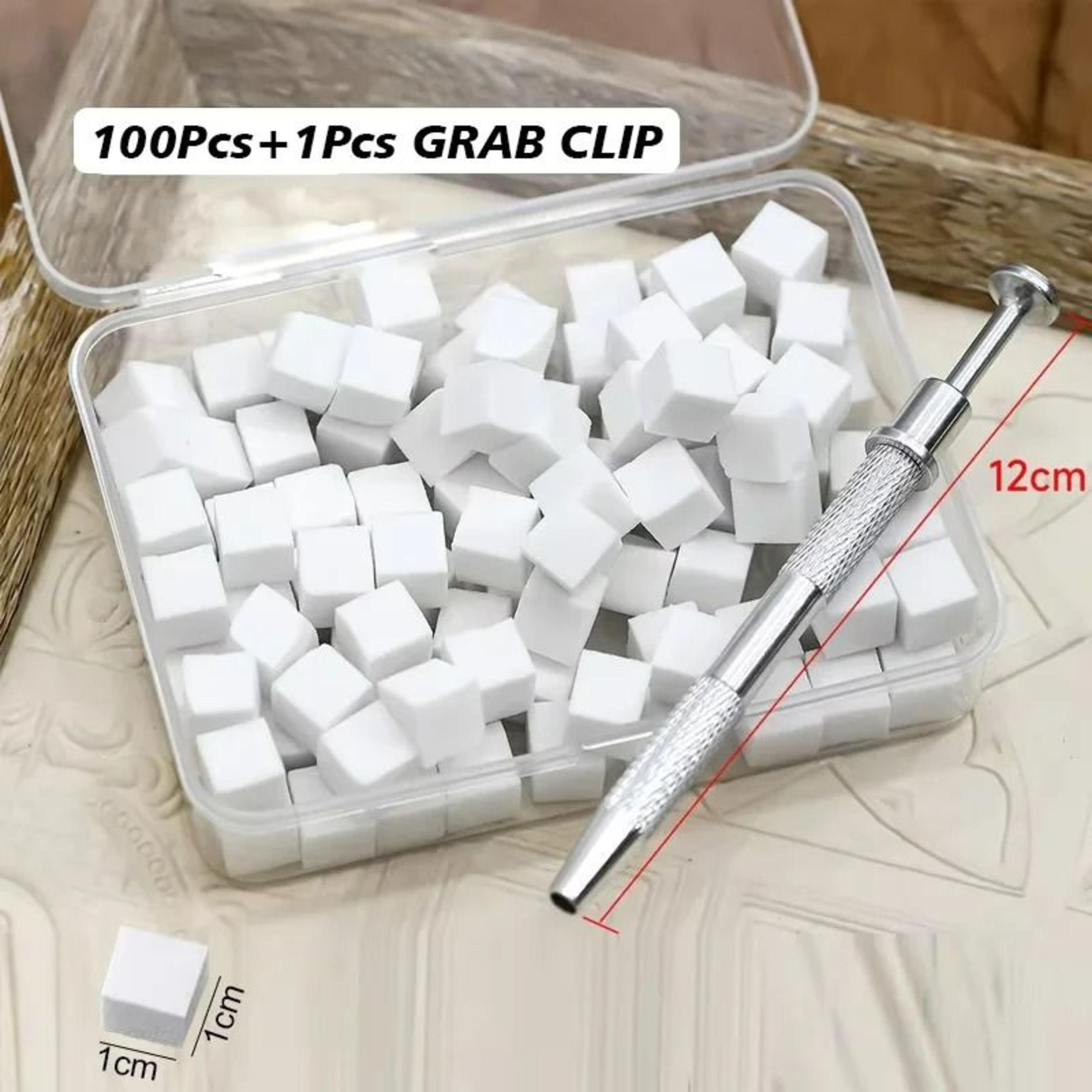 100Piece Square Nail Art Sponge Set For Ombre Gradient  Gel Polish DIY Designs 5
