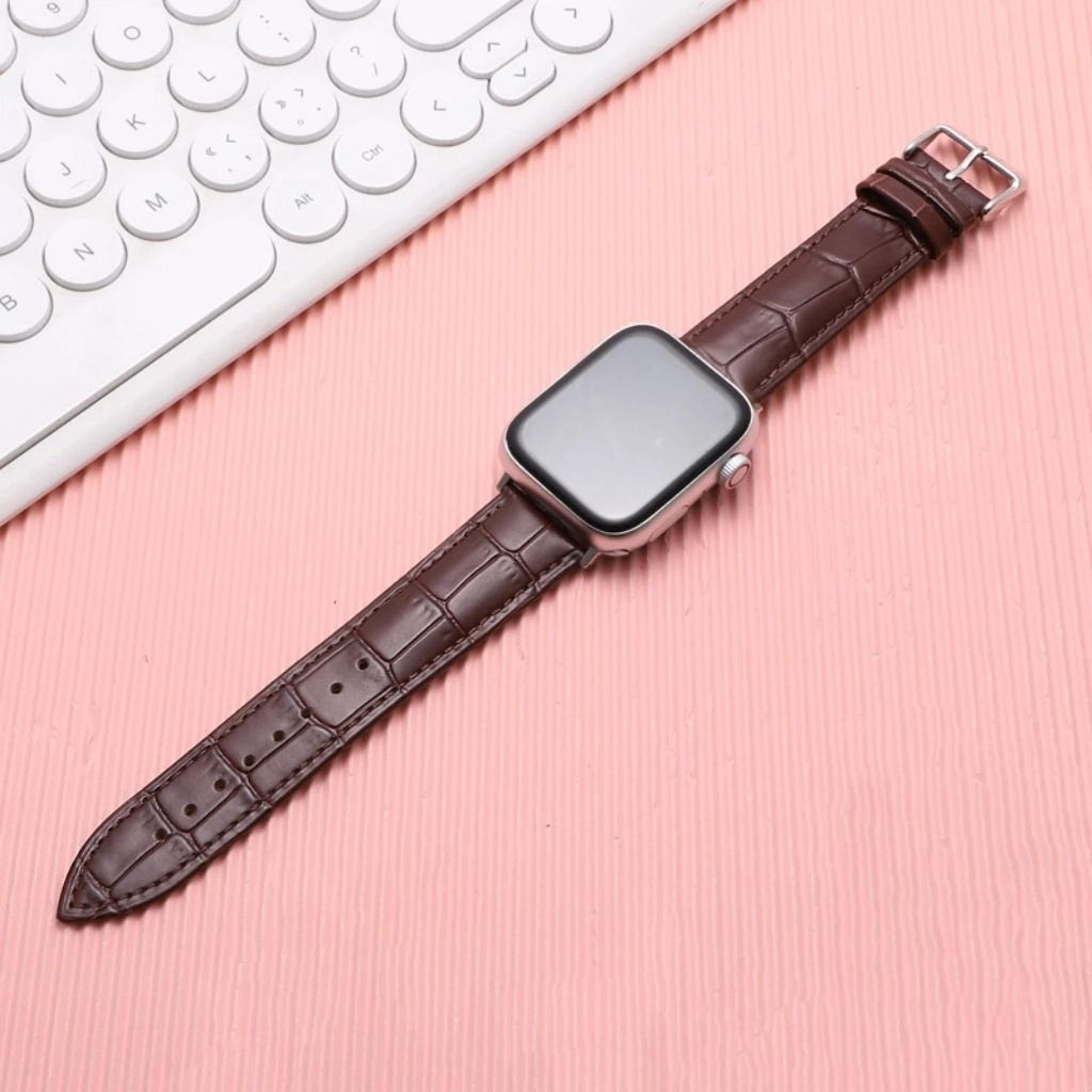 Winter Maillard Wool Plaid Braided Strap For Apple Watch Series 1 Through 11  Ultra 7