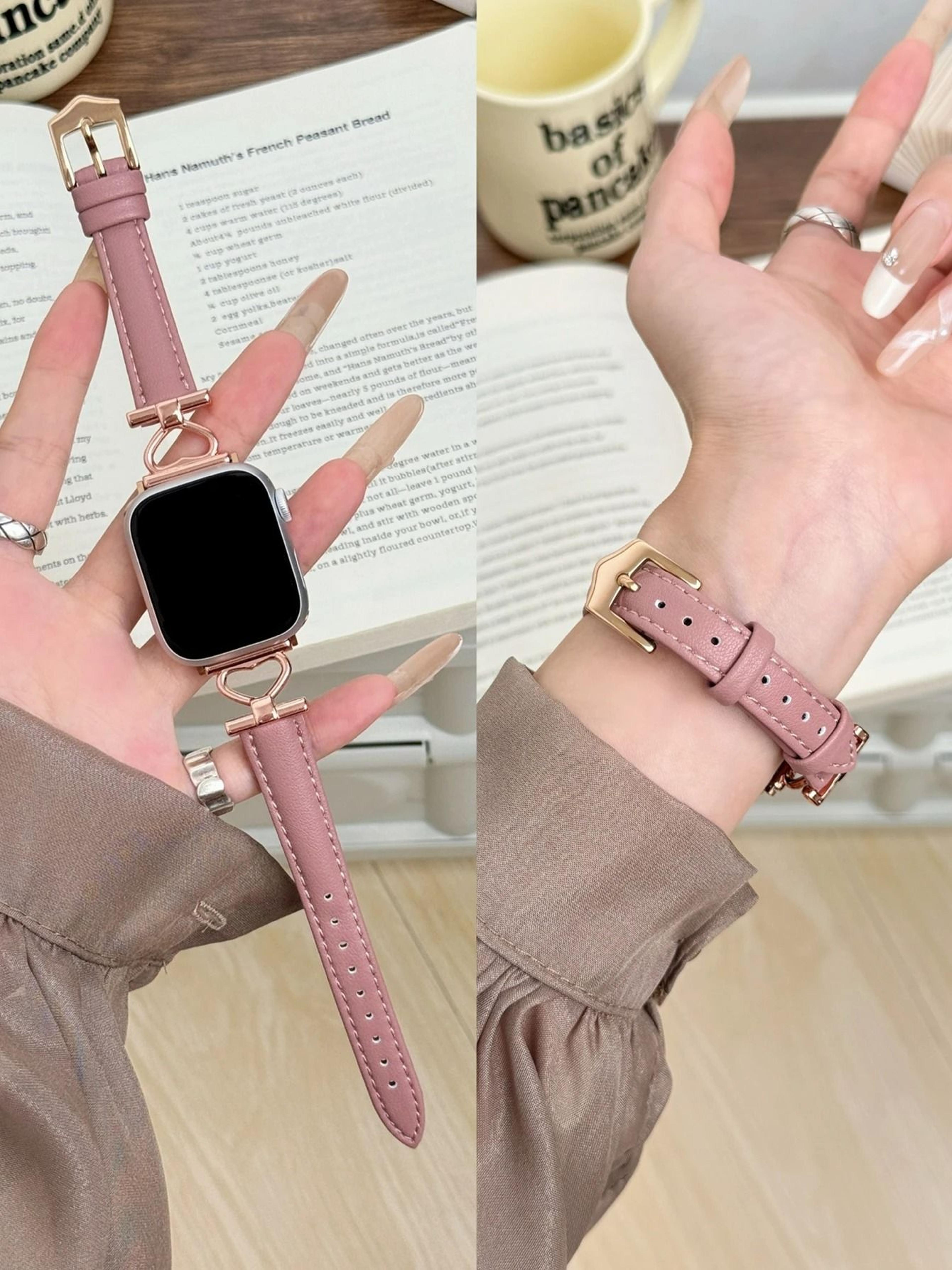 Fashion Leather Loop Watch Strap For Apple Watch Series 1 Through 11  Ultra 5