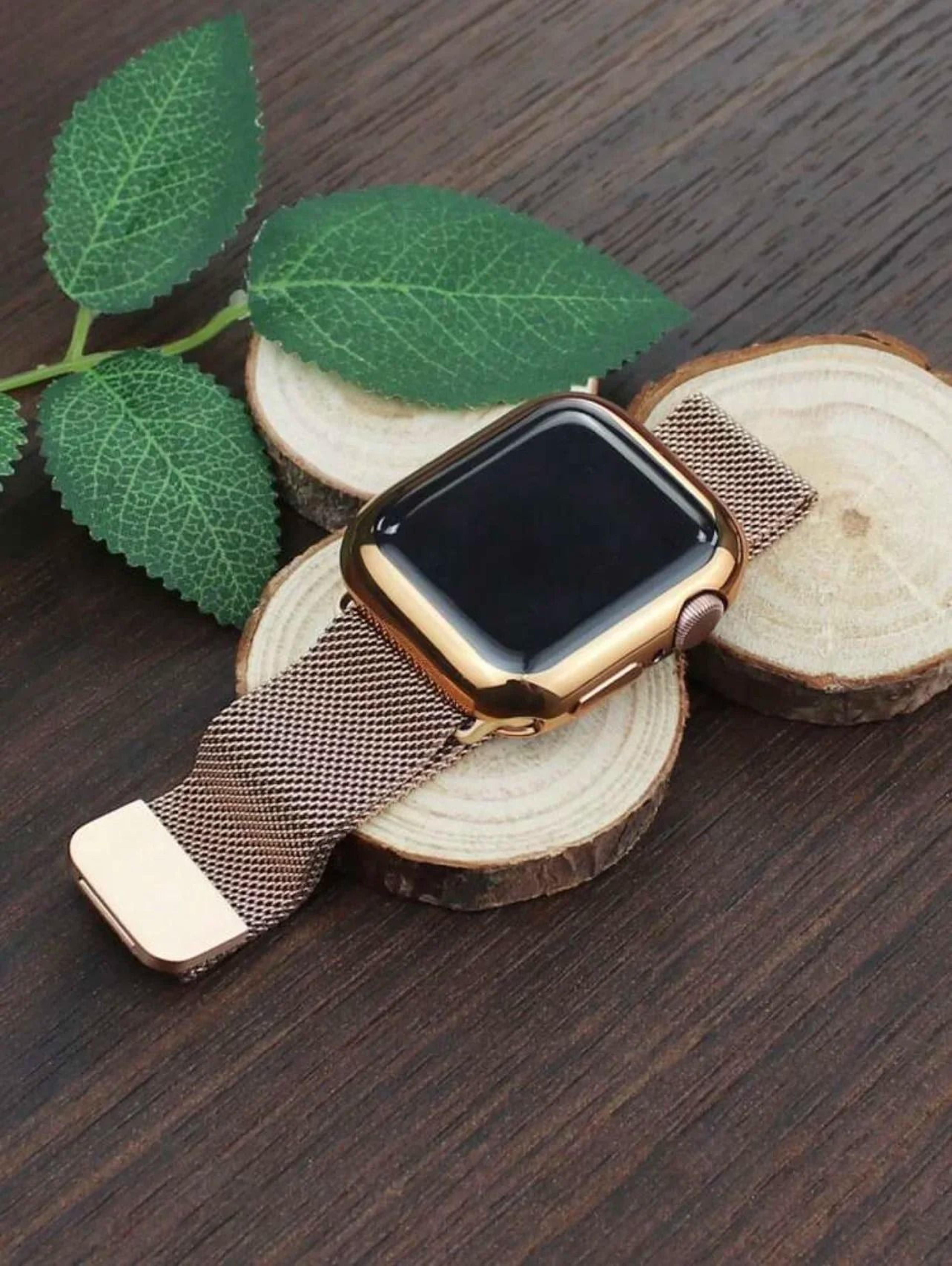 2in1 Luxury Gold Metal Link Bracelet  FullCoverage Protective Shell Case Set 5