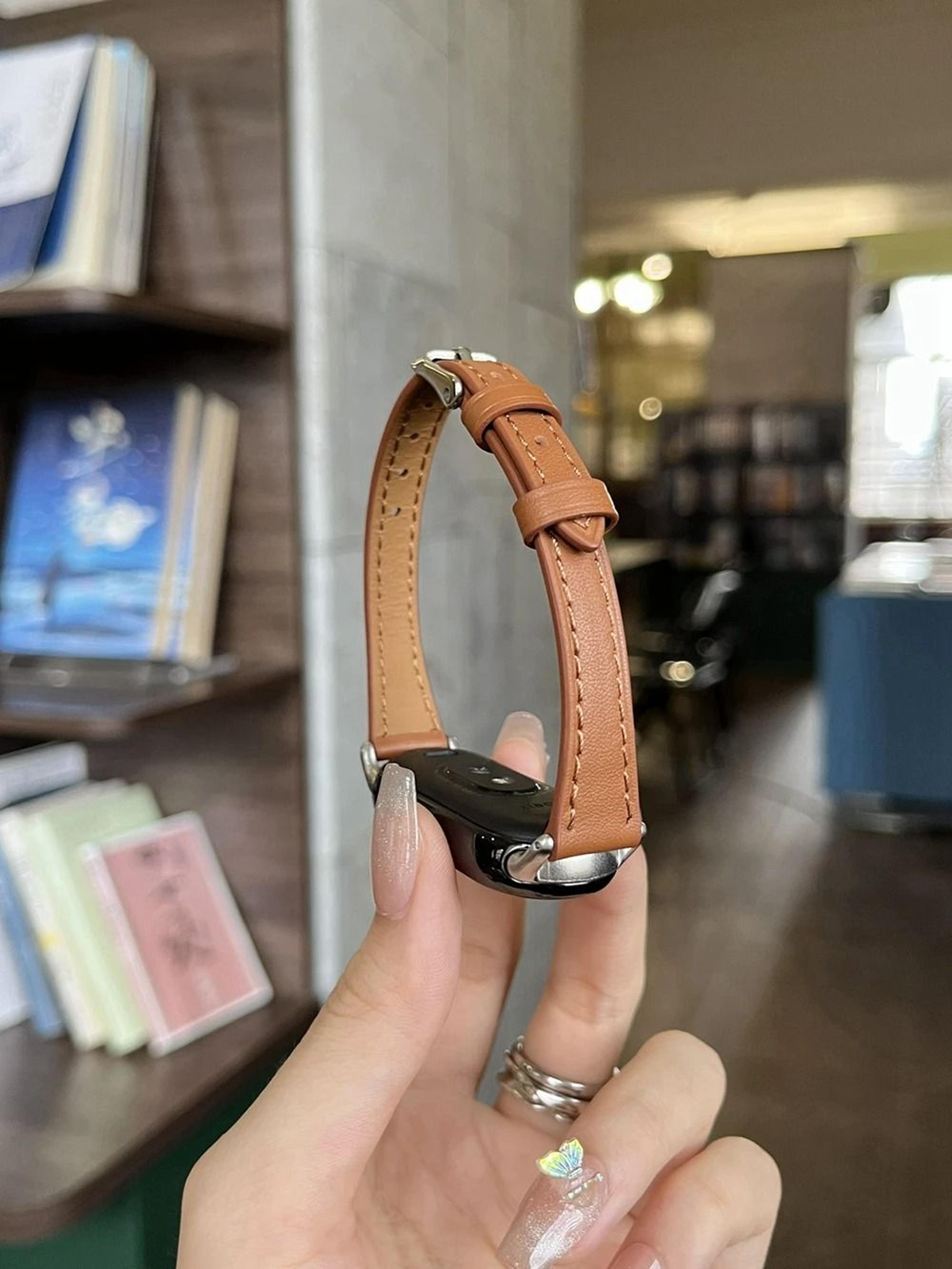 Magnetic Leather Loop Watch Strap For Xiaomi Smart Band 8 9  10 14